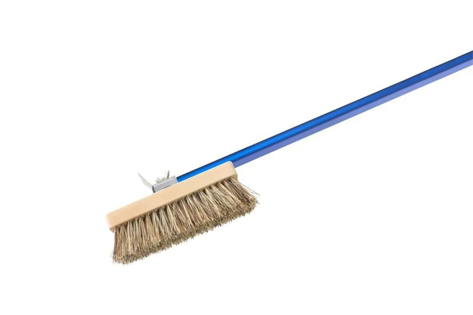 GI Metal AC-SPN2 - Azzurra 160cm Swivel Natural Bristle Pizza Oven Brush