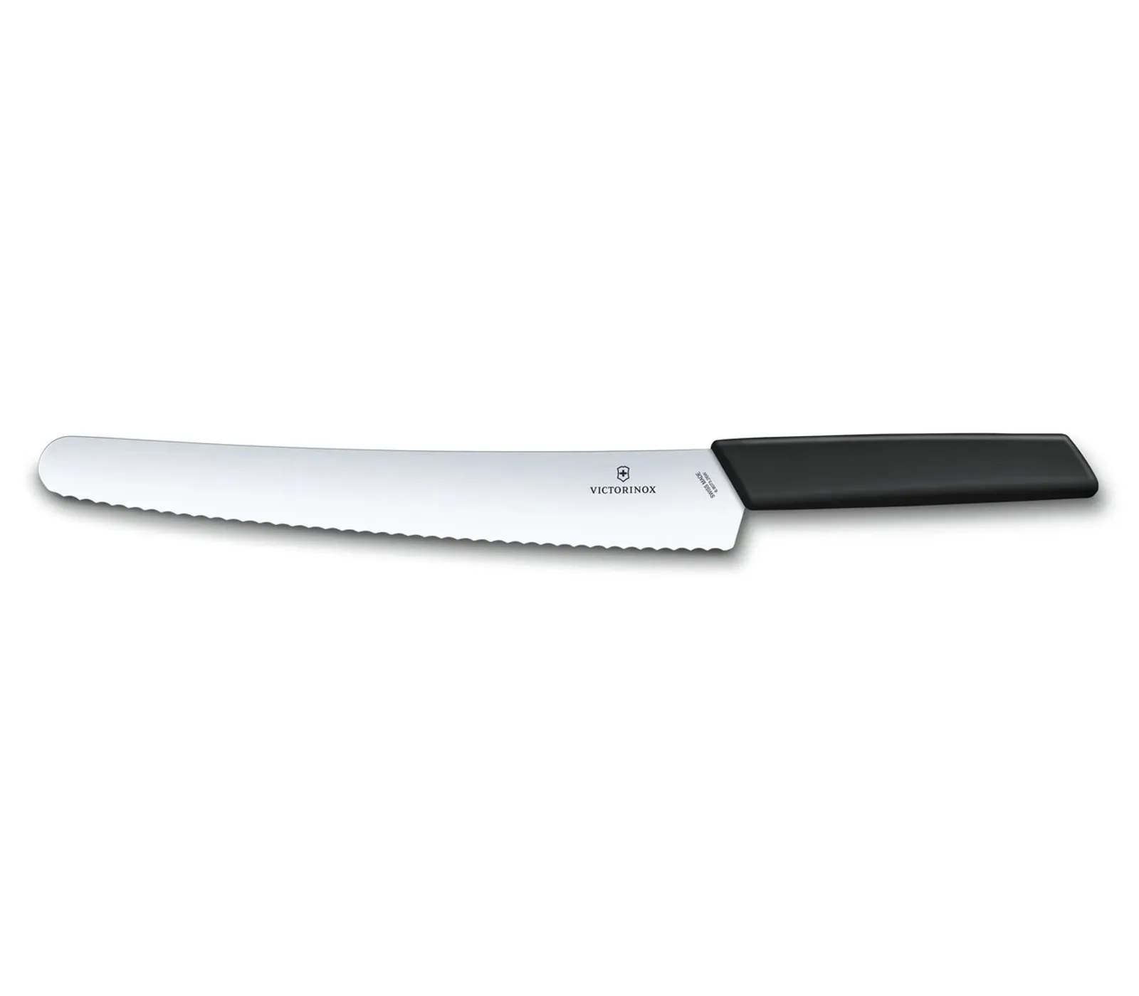Victorinox 6.9073.26WB - Swiss Modern Bread & Pastry Knife, 26cm, black handle
