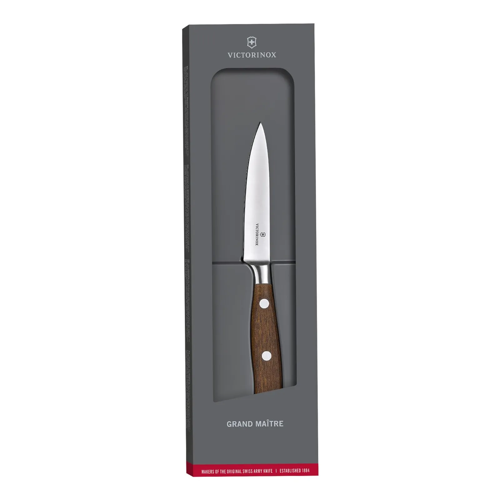 Victorinox 7.7200.10G - Grand Maitre Wood Kitchen Knife, 10cm Plain Edge
