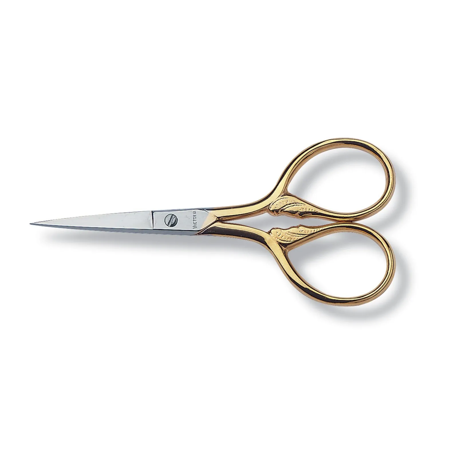 Victorinox 8.1040.09 - Stork Embroidery Scissors, 9cm, Gold-plated