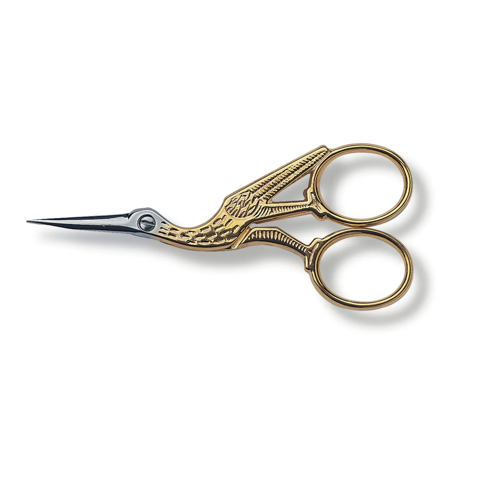 Victorinox 8.1040.12 - Stork Embroidery Scissors, 12cm, Gold-plated