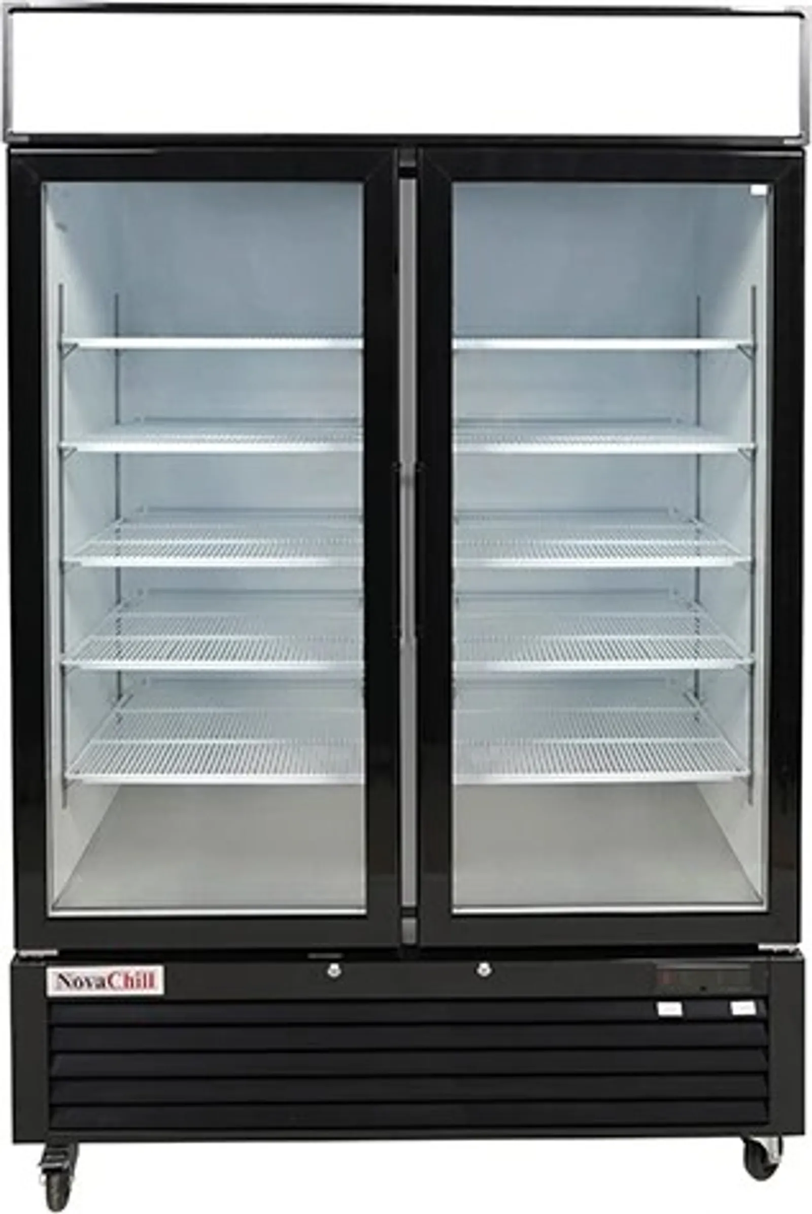 NovaChill SM1300GZ - Double Door Display Freezers - 1320L