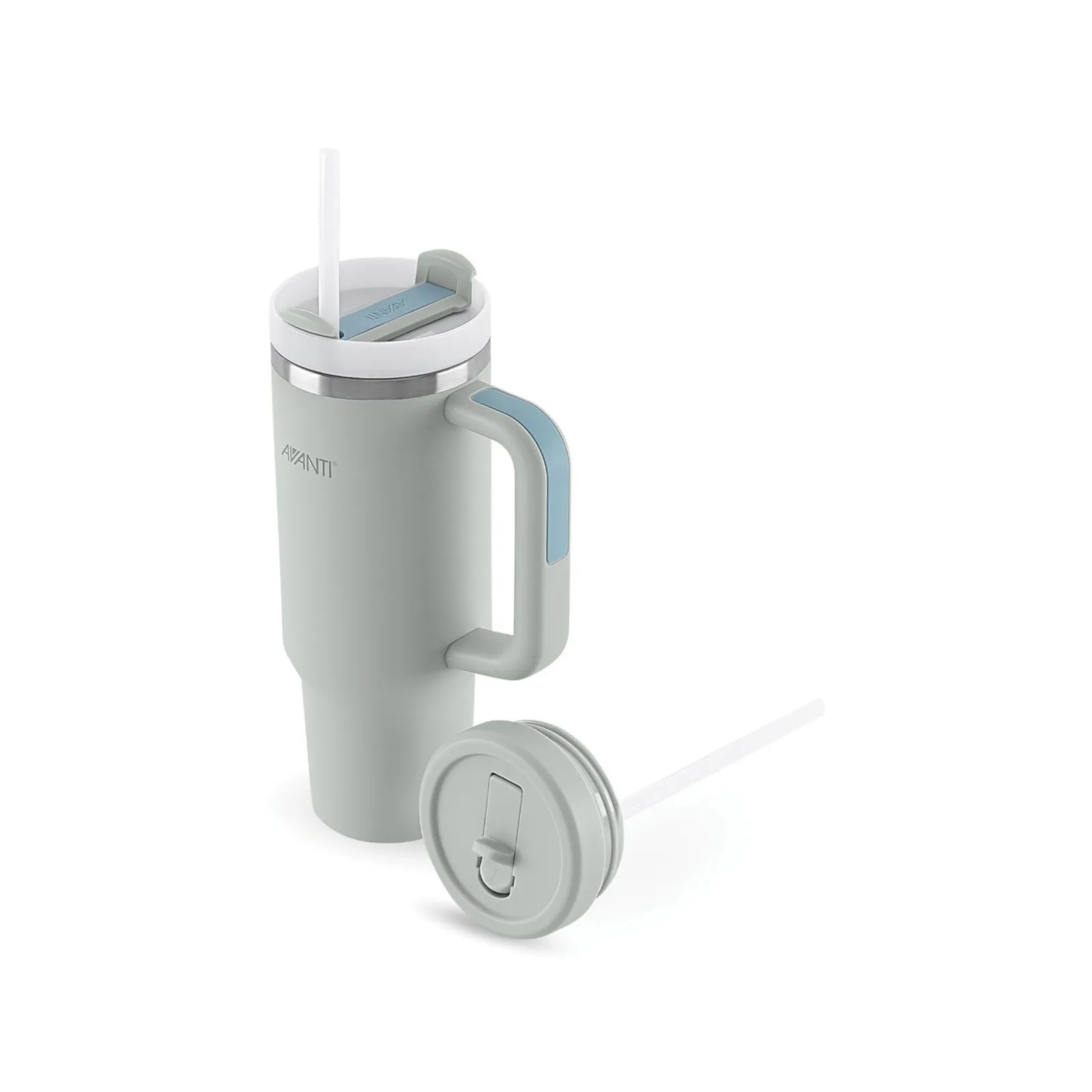 Avanti 14090 - HydroQuench Insulated Tumbler with Two Lids, 1L - Grey Mist