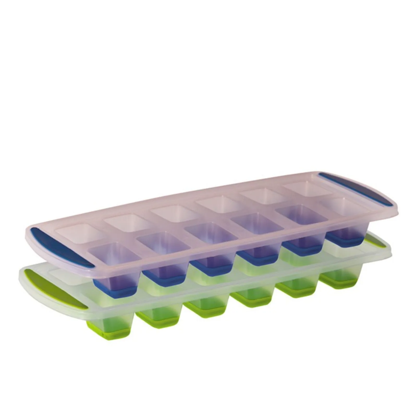Avanti 12102 - 12 Cup Pop Release Ice Cube Tray, Blue / Green - Set of 2