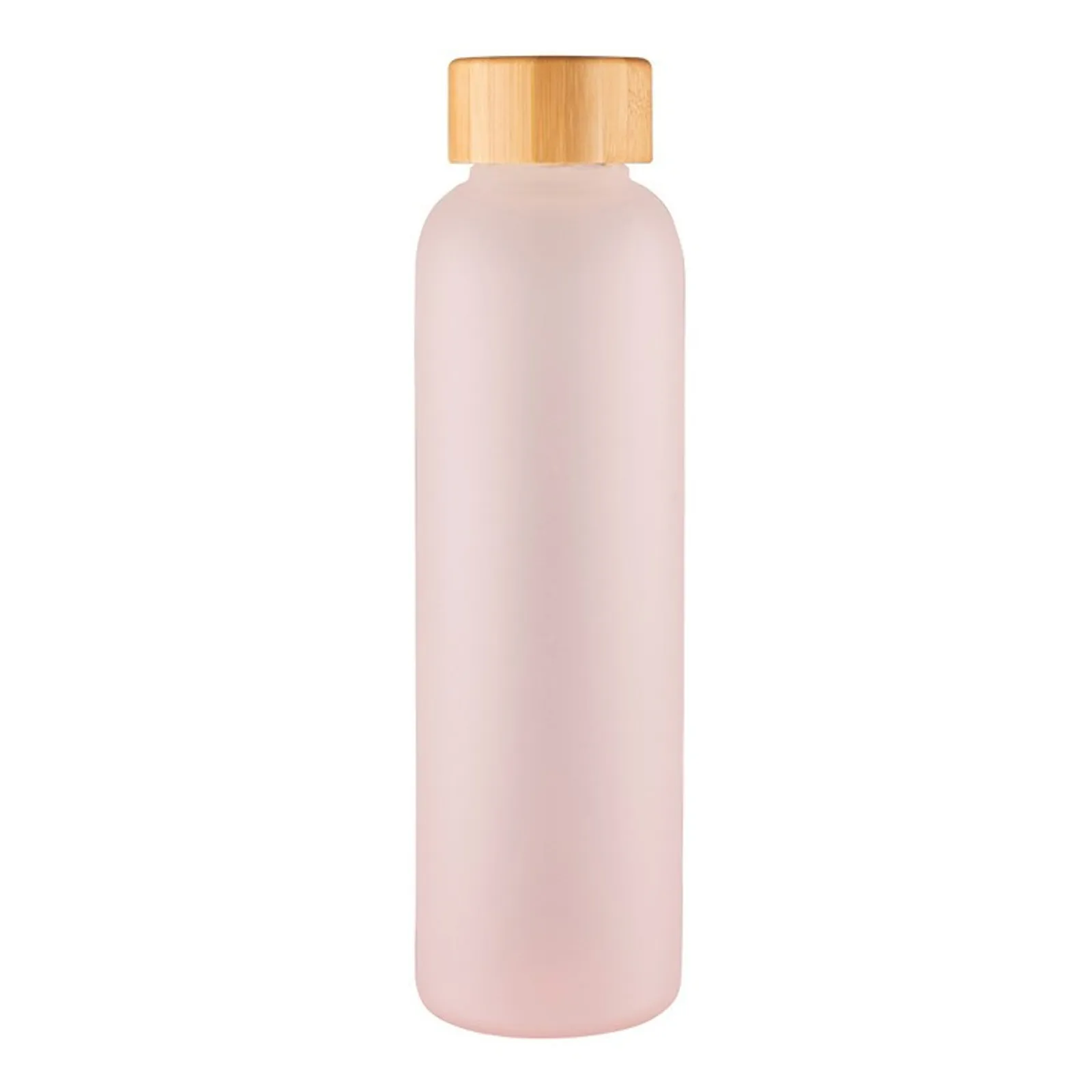 Avanti 12446 - Velvet Glass Water Bottle, 550ml - Frosted Pink