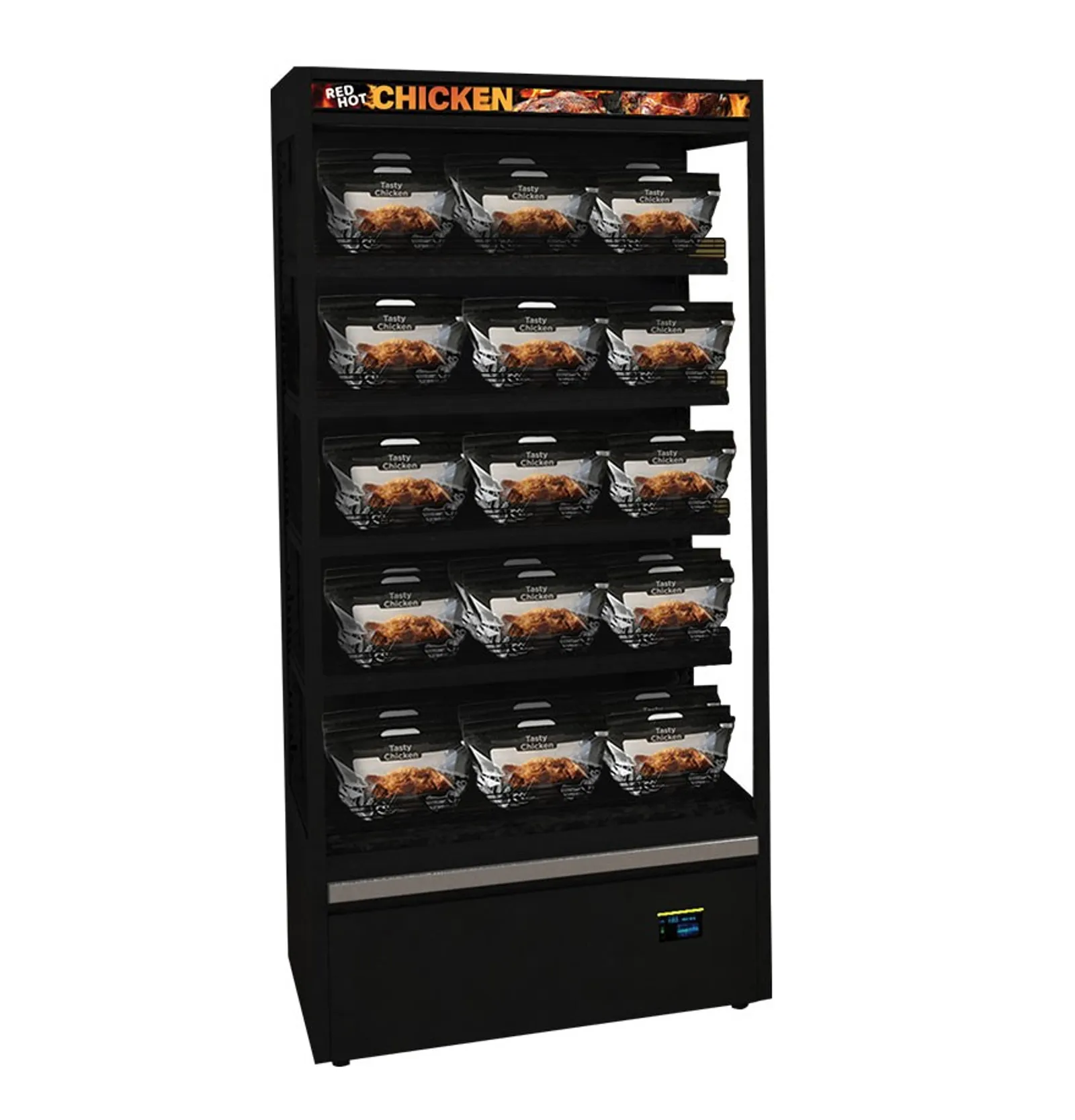 Hussmann H2TH-07 - Multideck Open Front Hot Cabinet 685mm