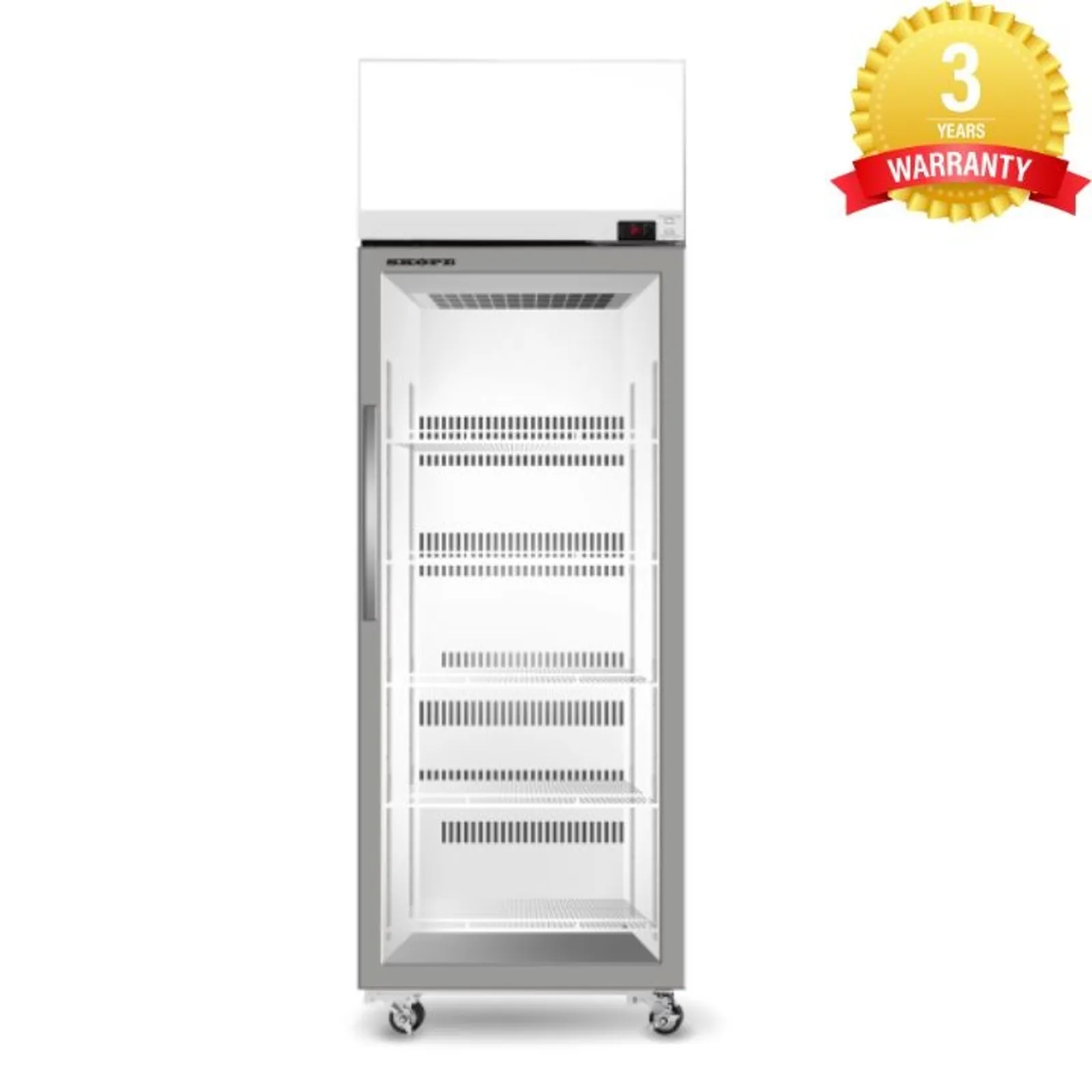 SKOPE TCE650N EziCore - 1 Glass Door Display Fridge