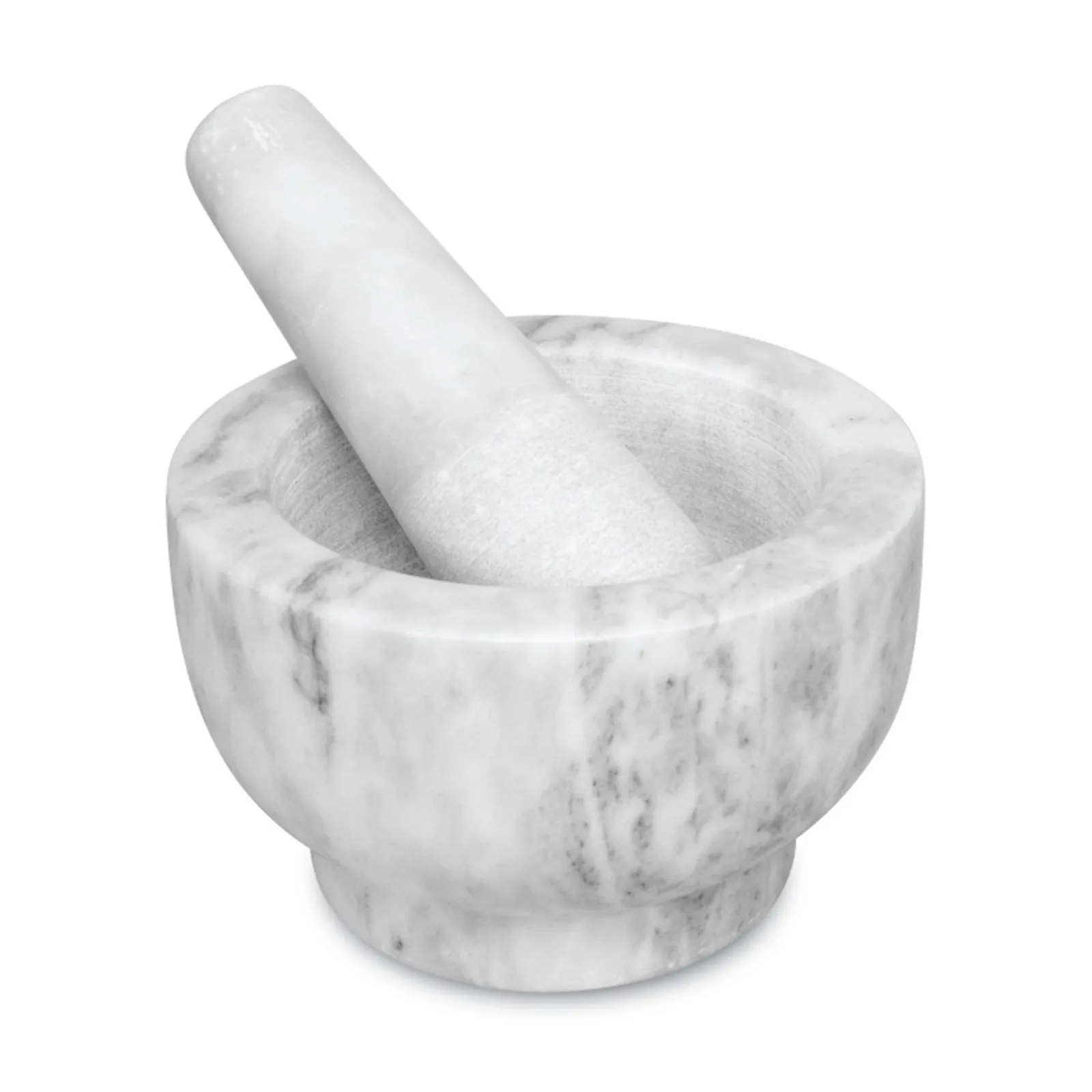 Avanti 12907 - Marble Footed Mortar and Pestle - White