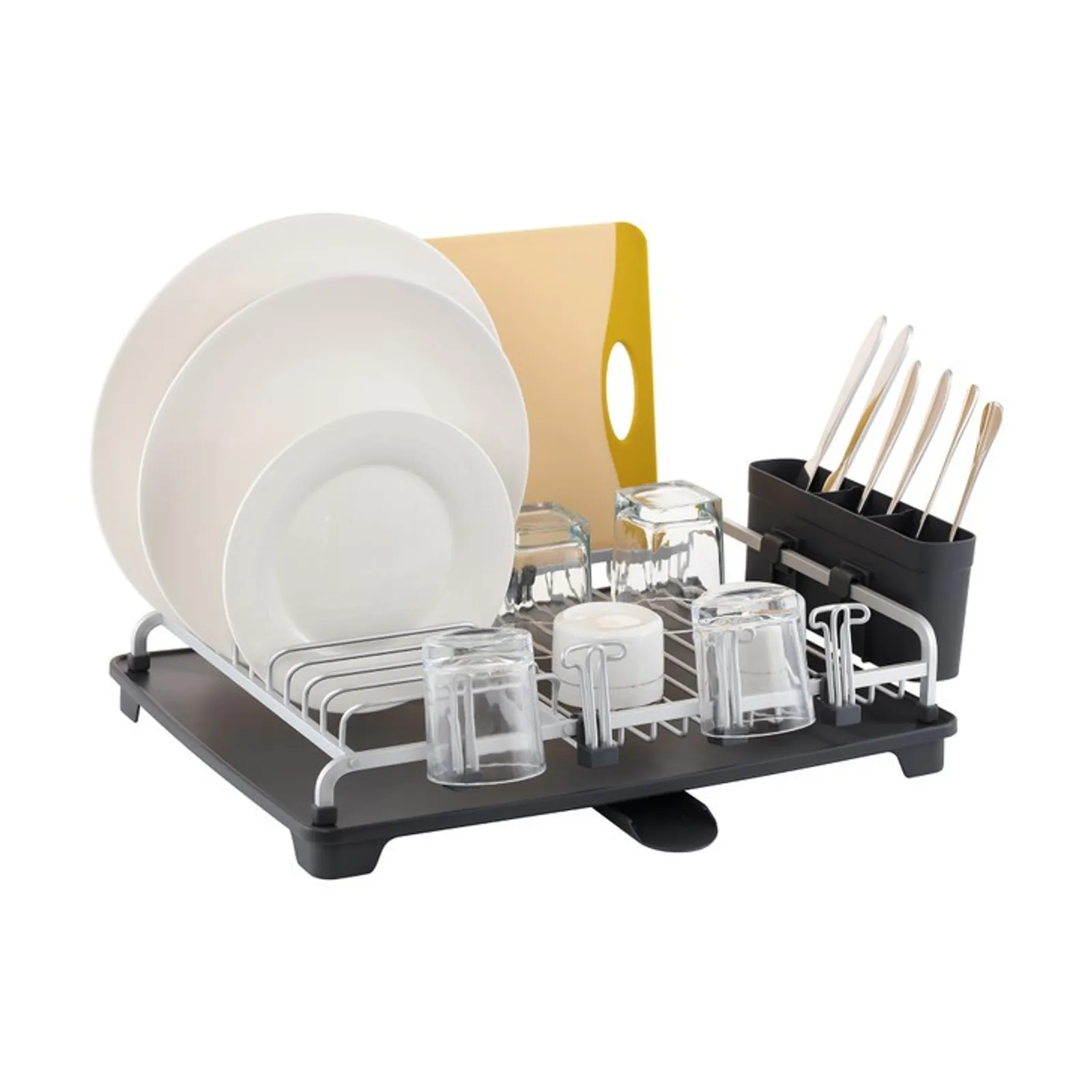 Avanti 13318 - Apex Aluminium Dish Rack with Draining Tray