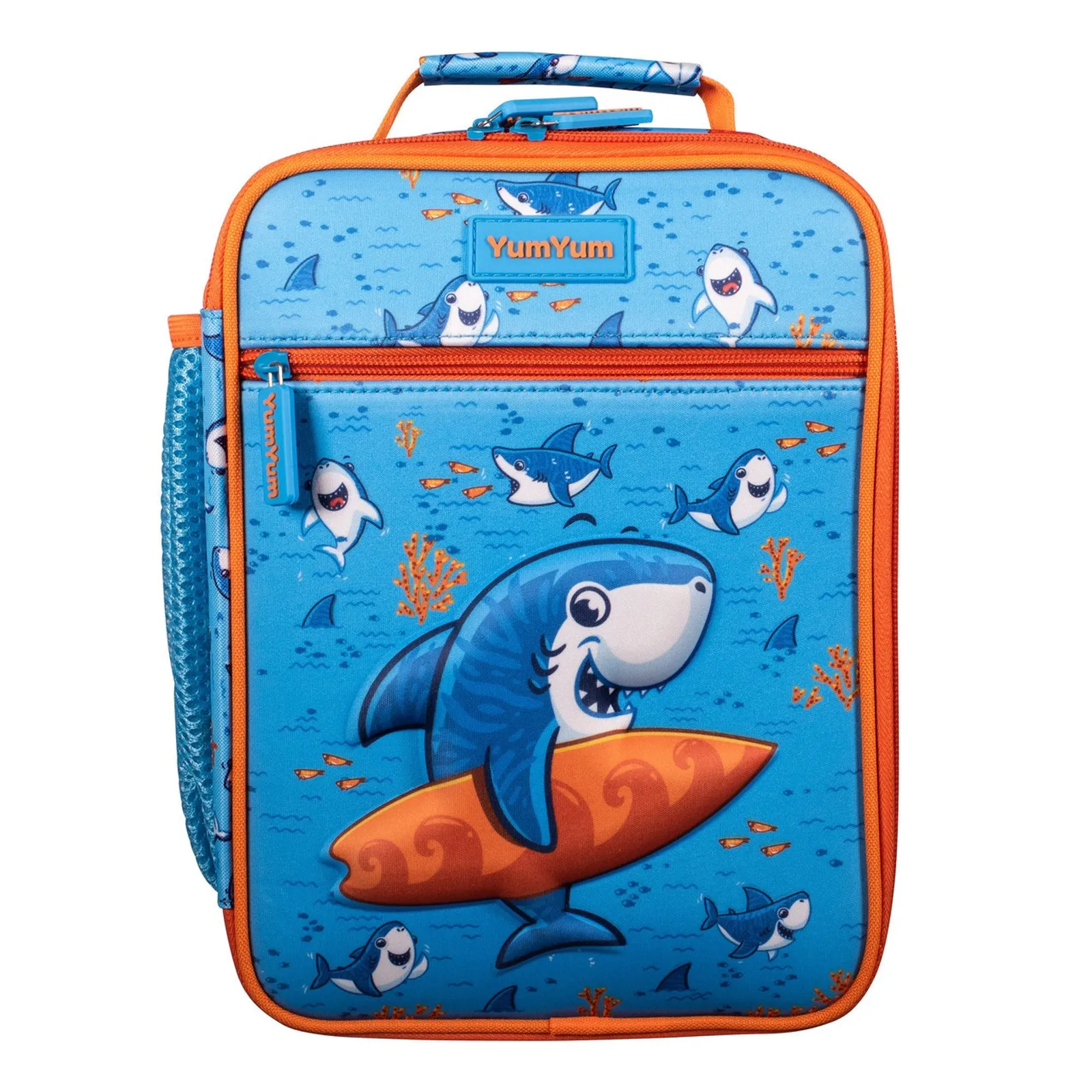 Avanti 13403 - YumYum Kids Insulated Lunch Bag - 3D Surfing Sharkie