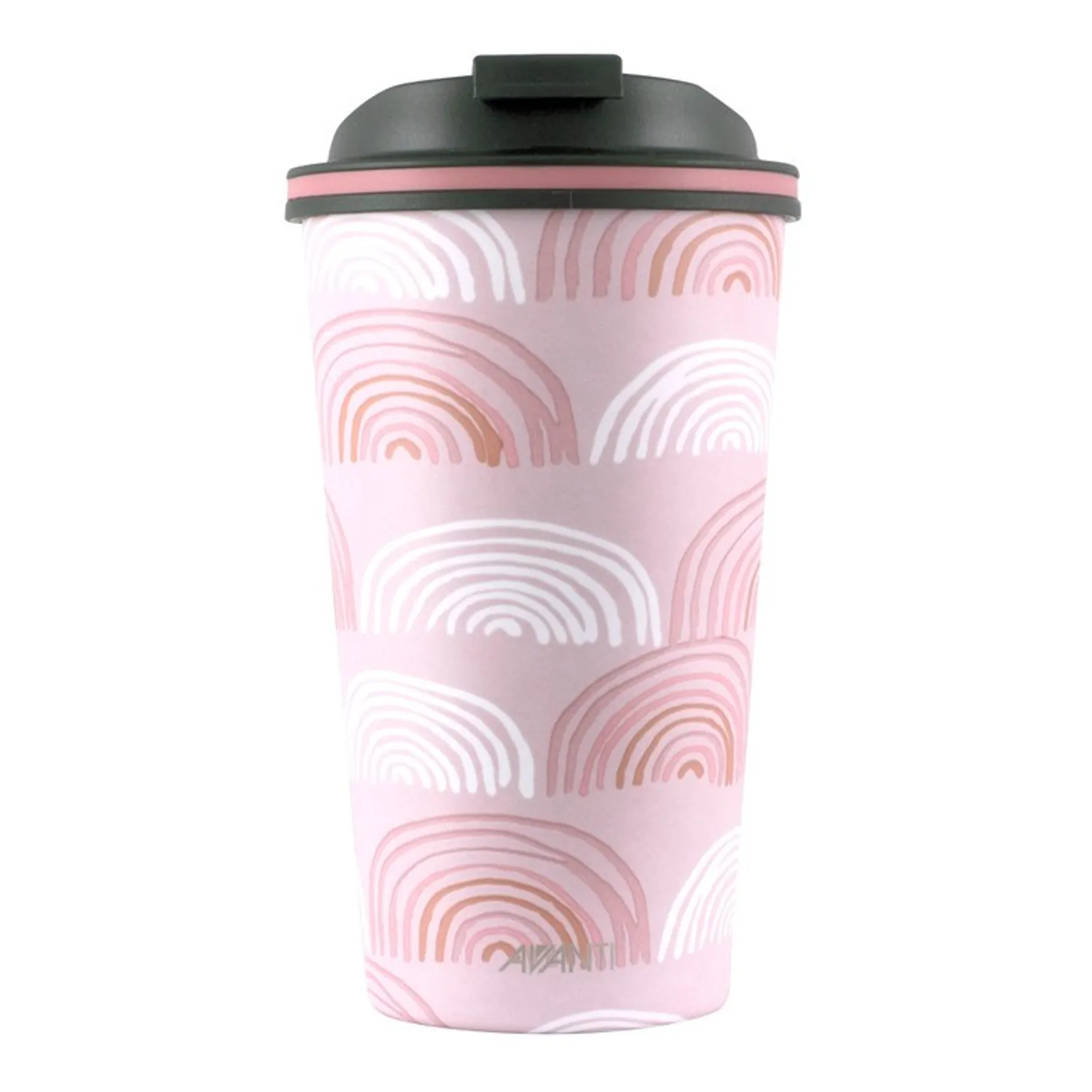 Avanti 13558 - GOCUP Double Wall Insulated Cup, 355ml / 12oz - Boho Rainbow
