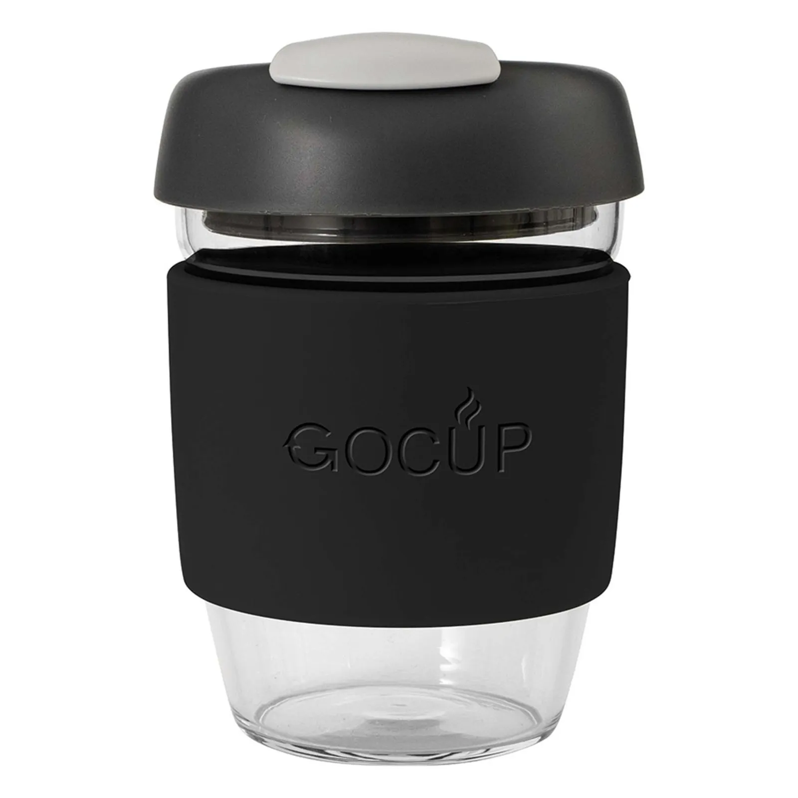 Avanti 13837 - Glass GoCup, 296ml/10oz - Black / Charcoal / Grey