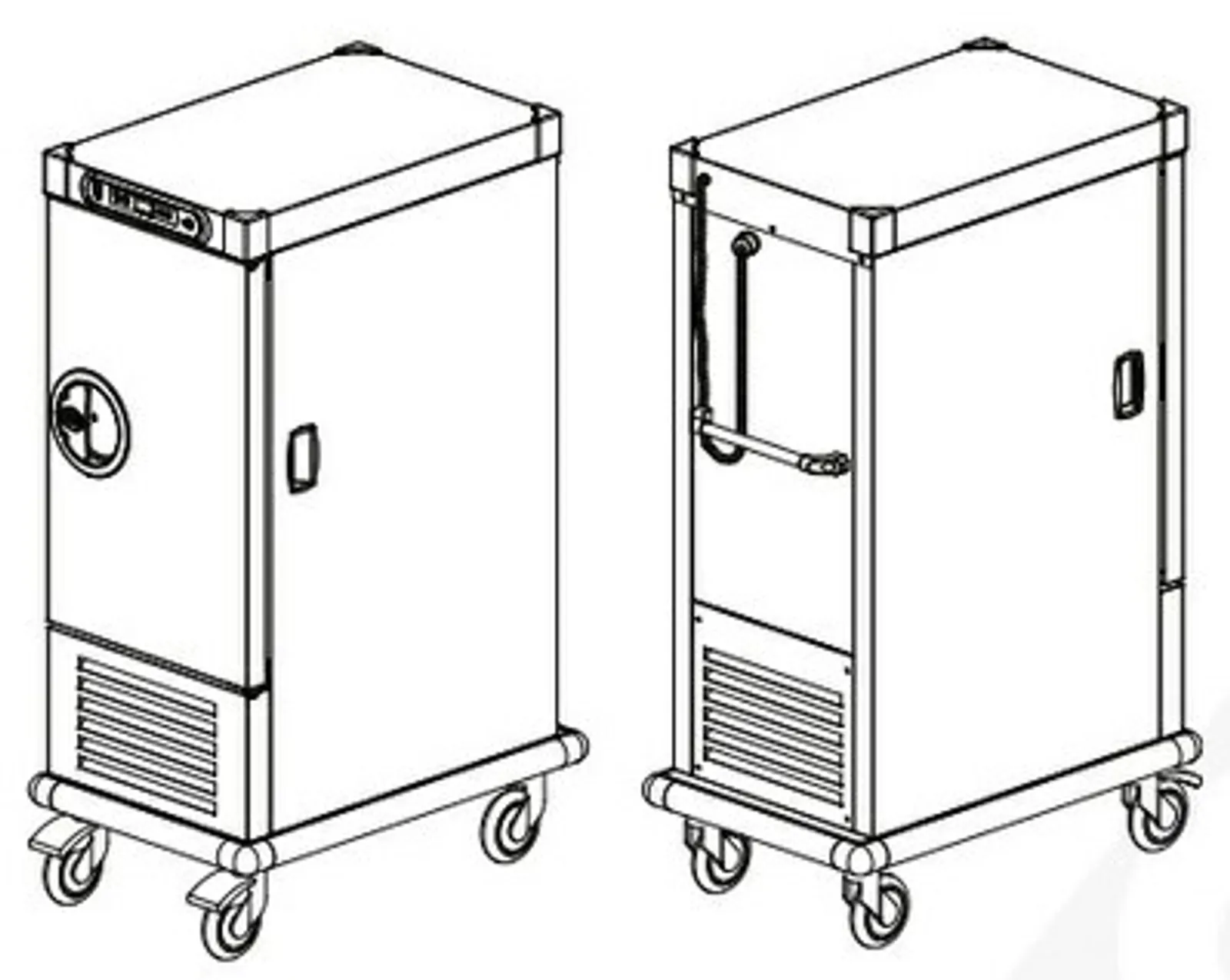 Tournus 507285 - Mobile Cold Box 10 x GN 1/1