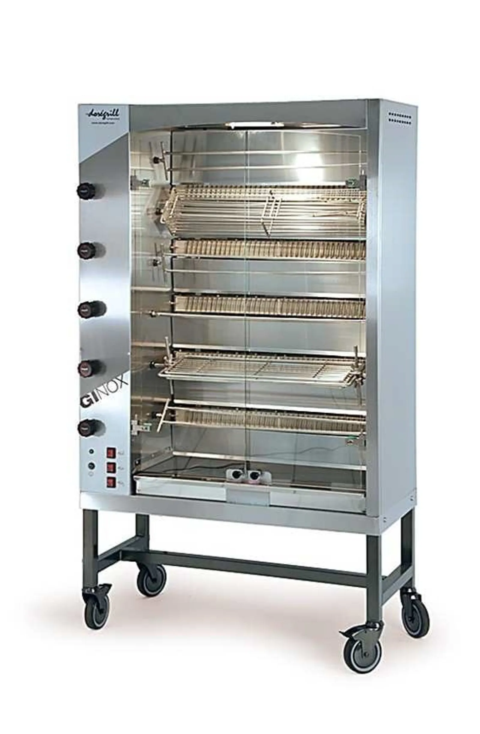 Doregrill GI6-G - Ginox 6 Stainless Steel Gas Rotisserie 6 Spits
