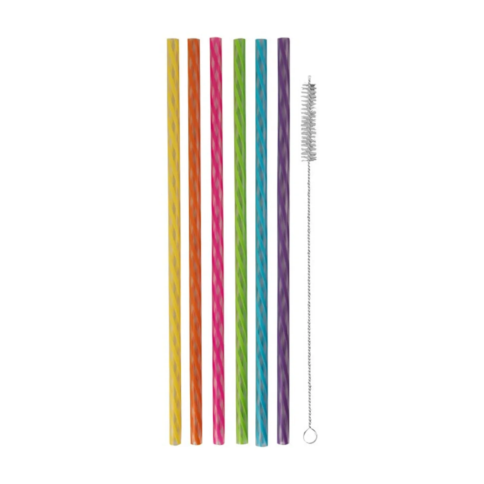 Avanti 14914 - Reusable Straws, Set of 24 - Rainbow