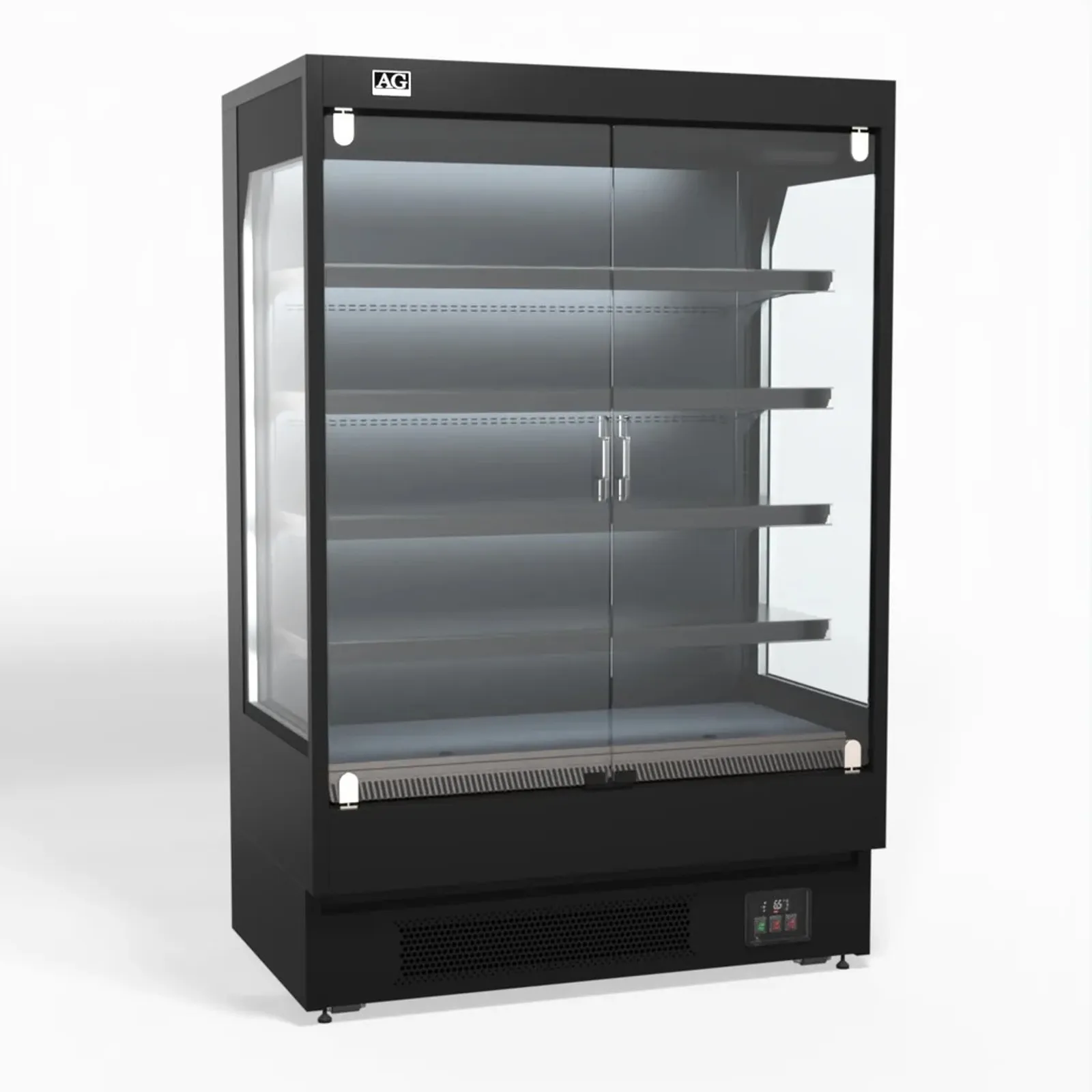 AG Equipment MSD1300 - 1315mm Supermarket Multi Deck Showcase 2 Door Glass Fridge