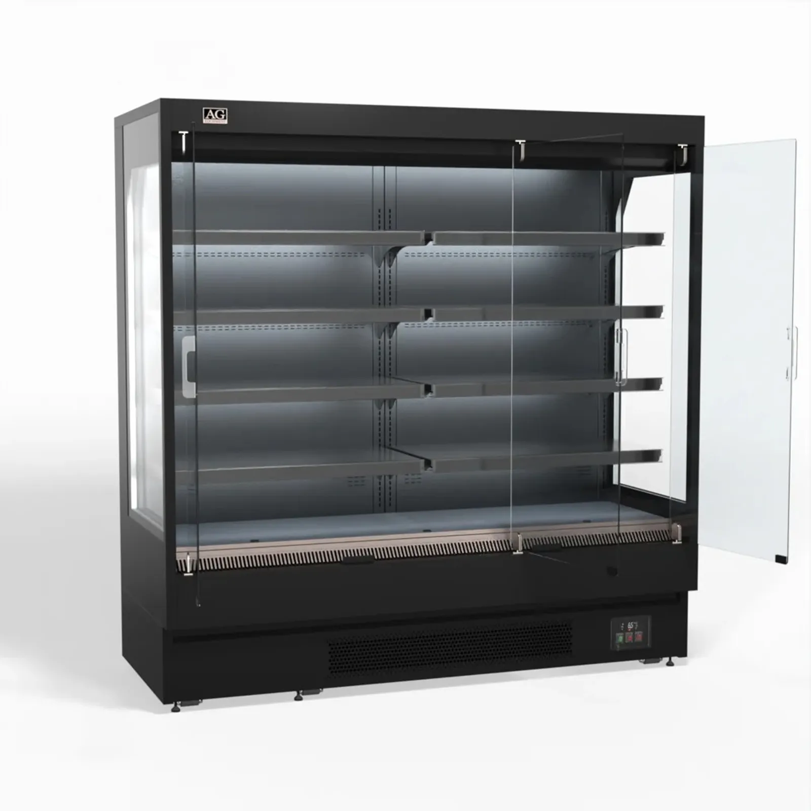 AG Equipment MSD2000 - 1940mm Supermarket Multi Deck Showcase 3 Door Glass Fridge