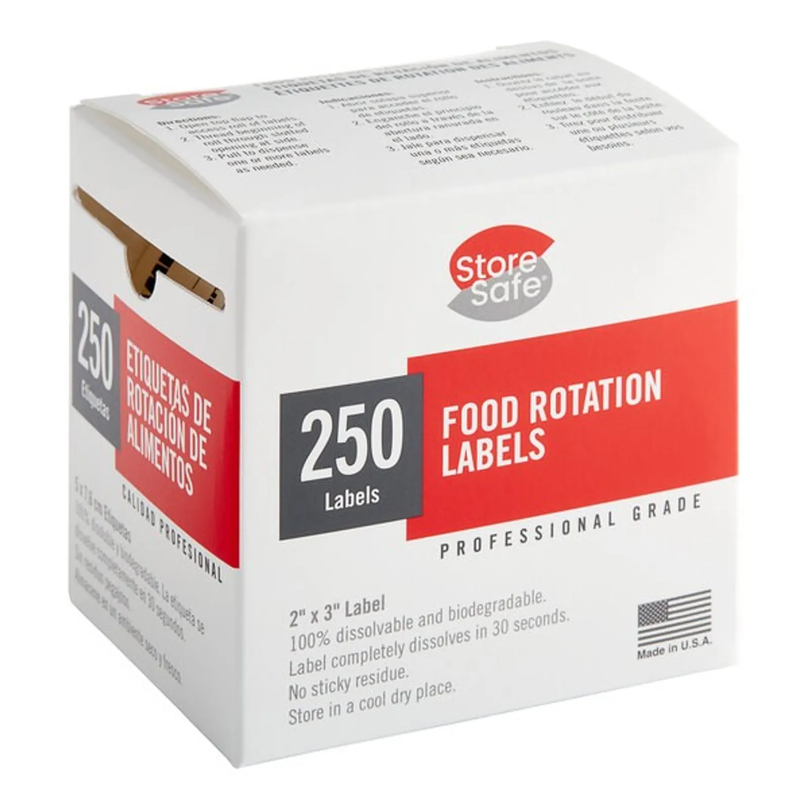 Cambro 23SLB250 - Food Storage Label – Bulk Pack 24 x 250 Per roll