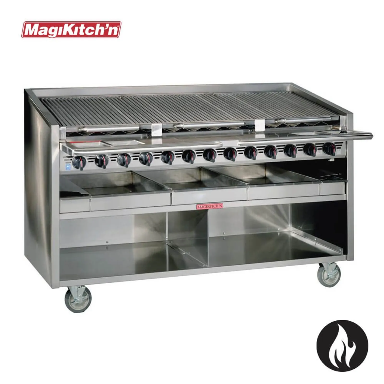 MagiKitch'n FM-660-SMB - 13 Burners Char Grills