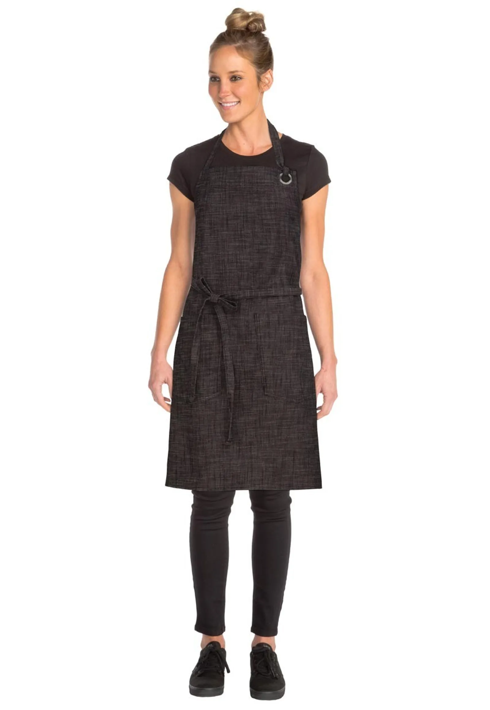 Chef Works ABXX052-BBG Corvallis Burgundy Bib Apron