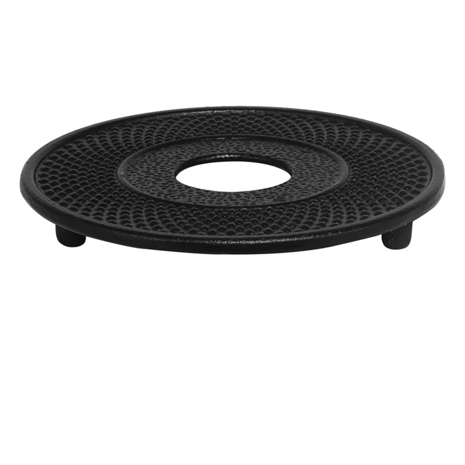 Avanti 15108 - Hobnail Cast Iron Trivet, 13cm Diameter - Black
