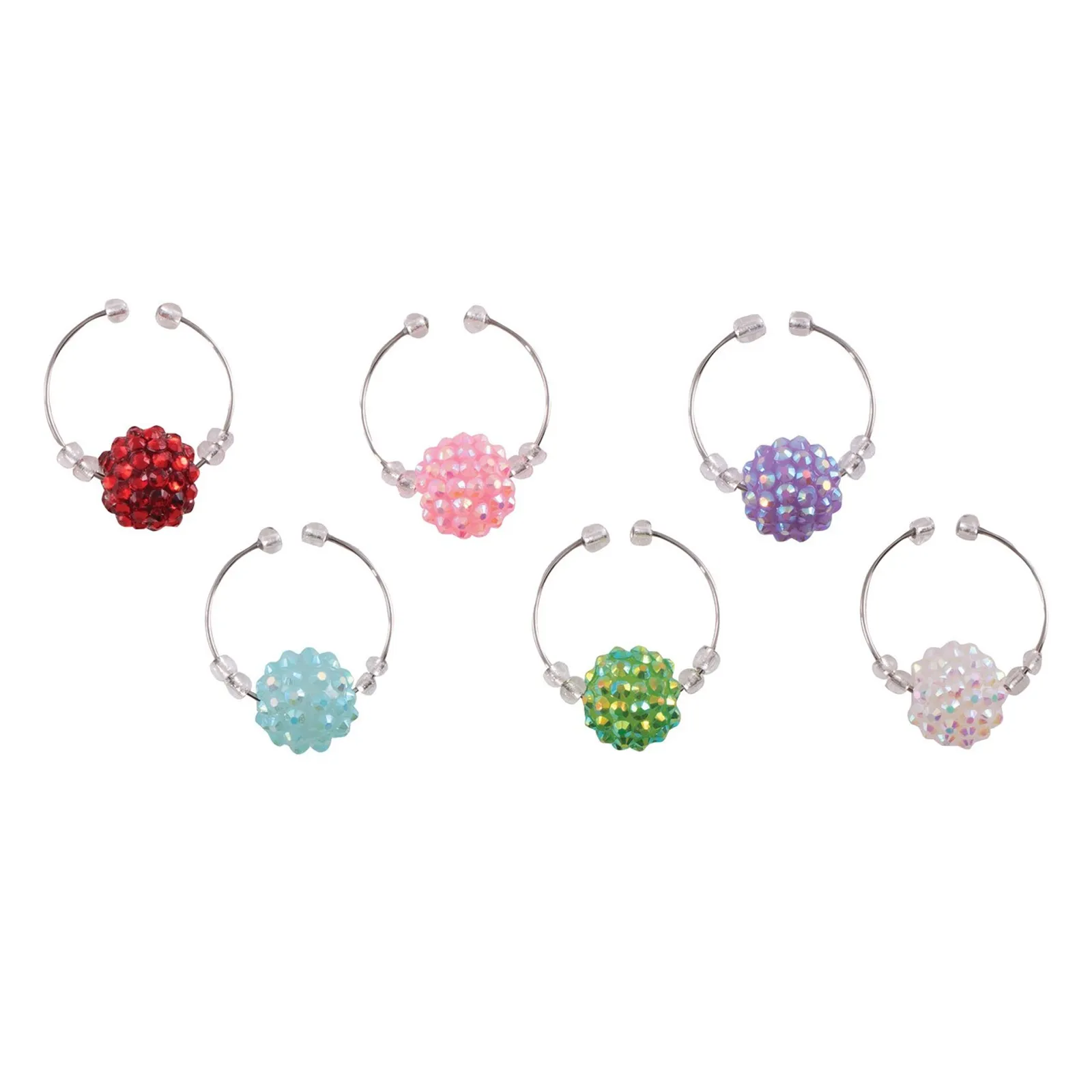 Avanti 15121 - Wine Charms, Set of 6 - Crystal Balls