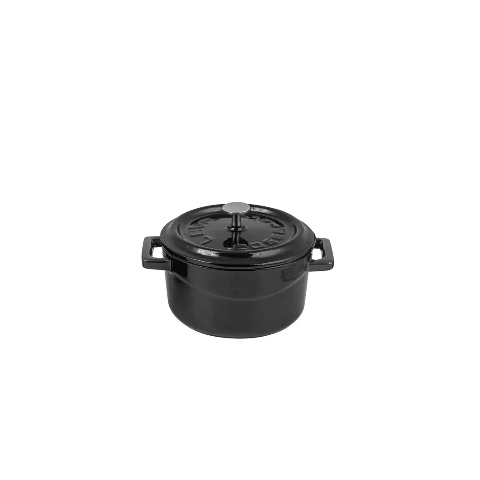 Lava 799010-BK - Mini Round Casserole 350ml, Cast Iron, Black