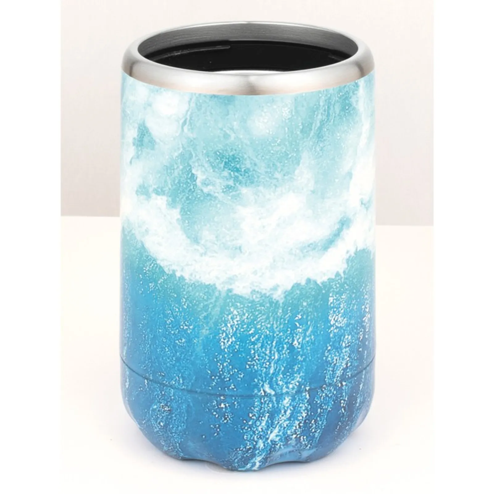 Avanti 15128 - Double Wall Insulated Can & Stubbie Holder - Ocean