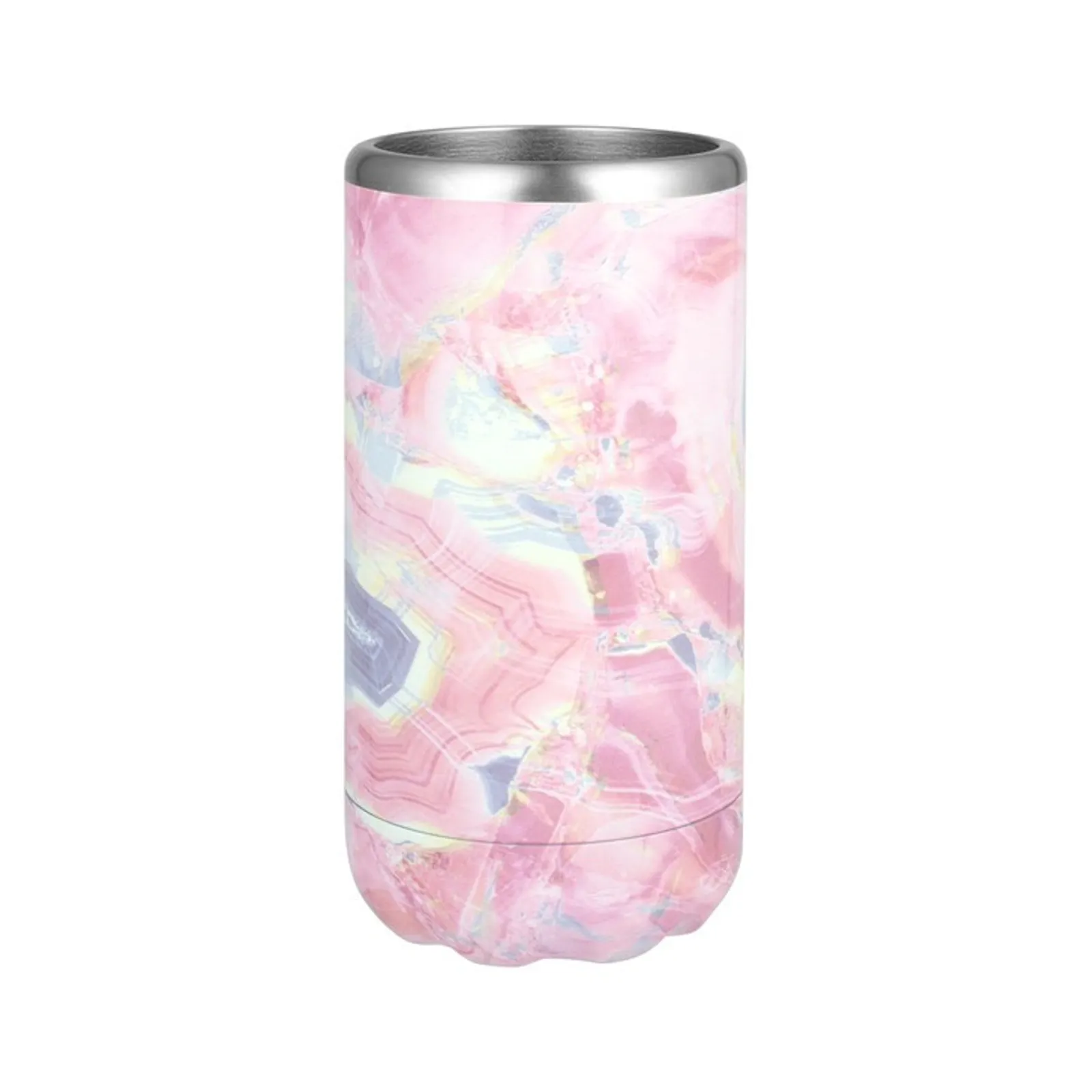 Avanti 15134 - Slim Double Wall Insulated Can & Stubbie Holder - Pink Marble