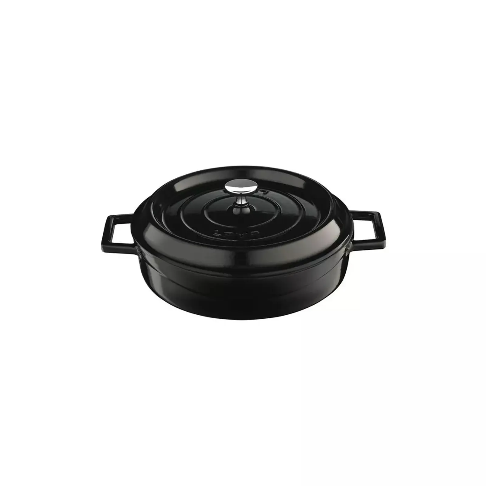 Lava 799224-BK - Casserole-Round, Low, 2.4lt - Black