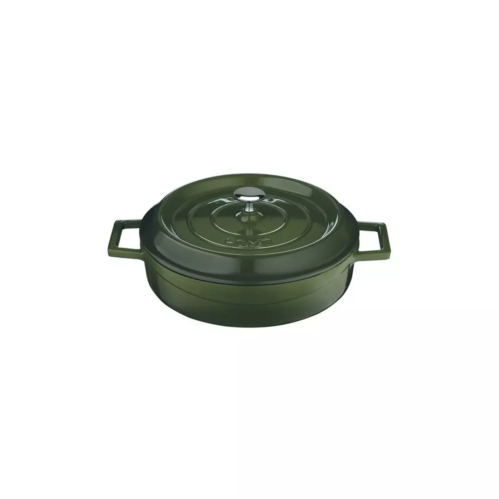 Lava 799224-GN - Casserole-Round, Low, 2.4lt - Green