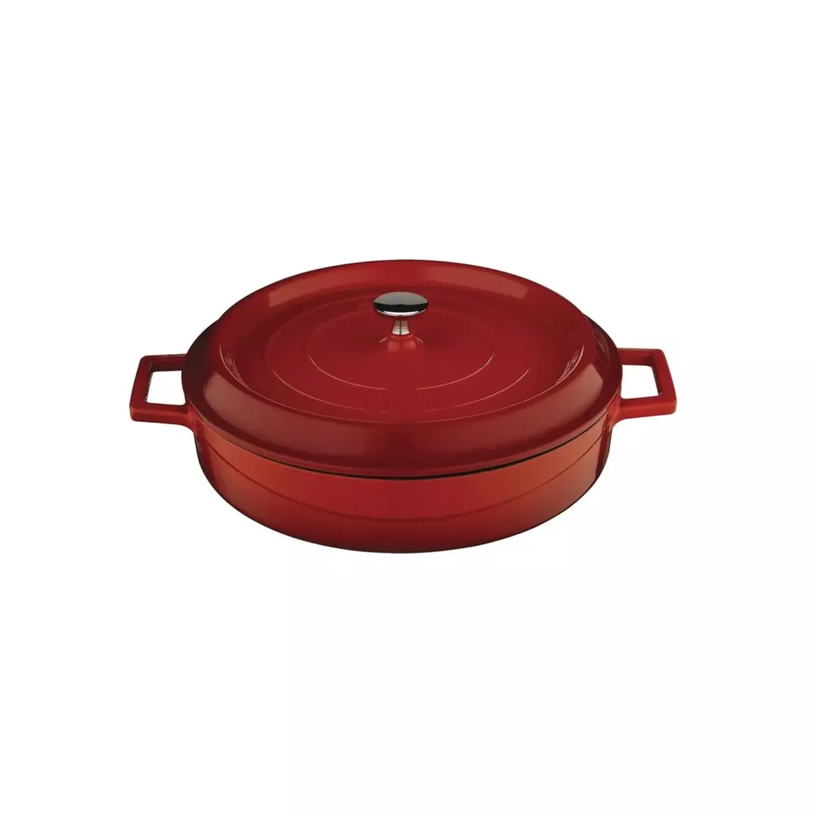 Lava 799228-R - Casserole-Round, Low, 3.4lt - Red