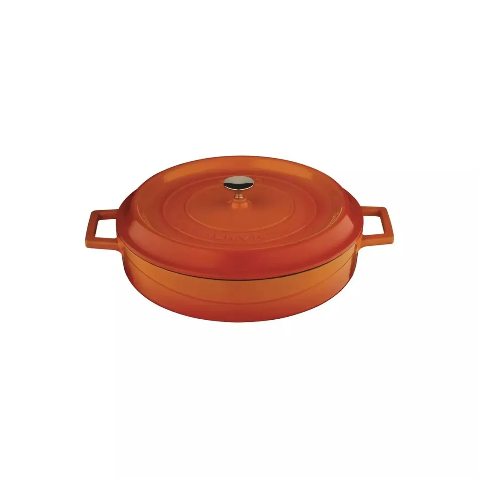 Lava 799228-O - Casserole-Round, Low, 3.4lt - Black