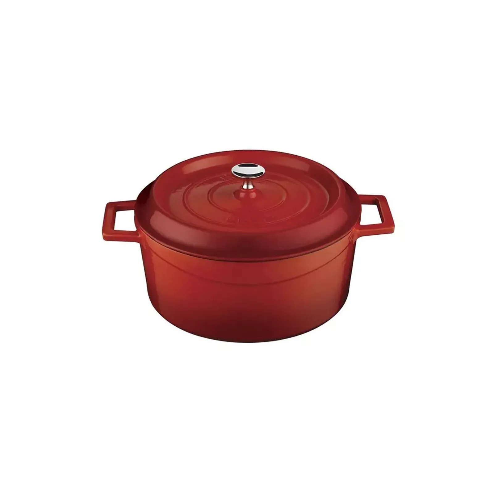 Lava 799024-R - Casserole-Round, Cast Iron, 4.5lt - Red