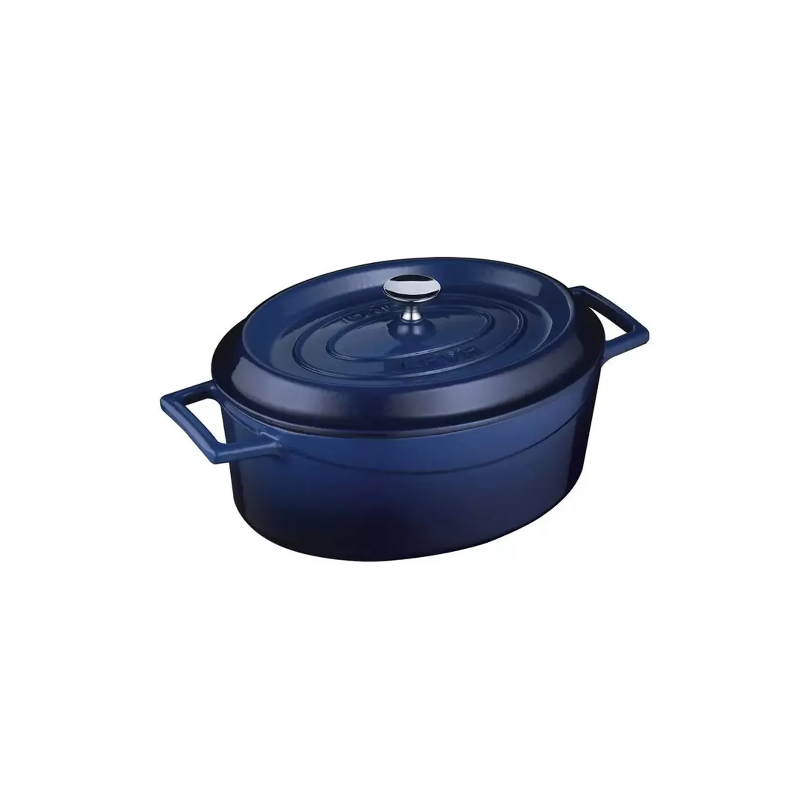 Lava 799525-BL - Casserole-Oval, Cast Iron, 3.4lt - Blue