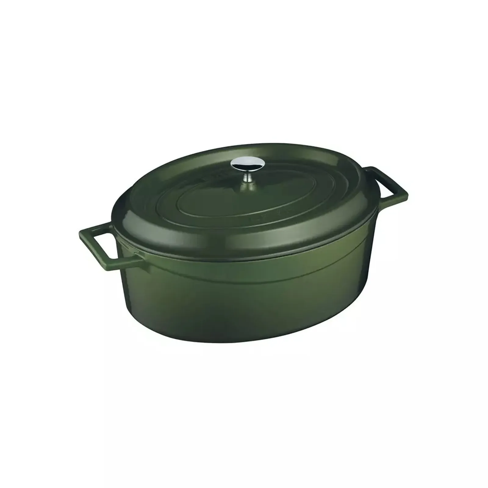 Lava 799529-GN - Casserole-Oval, Cast Iron, 4.8lt - Green
