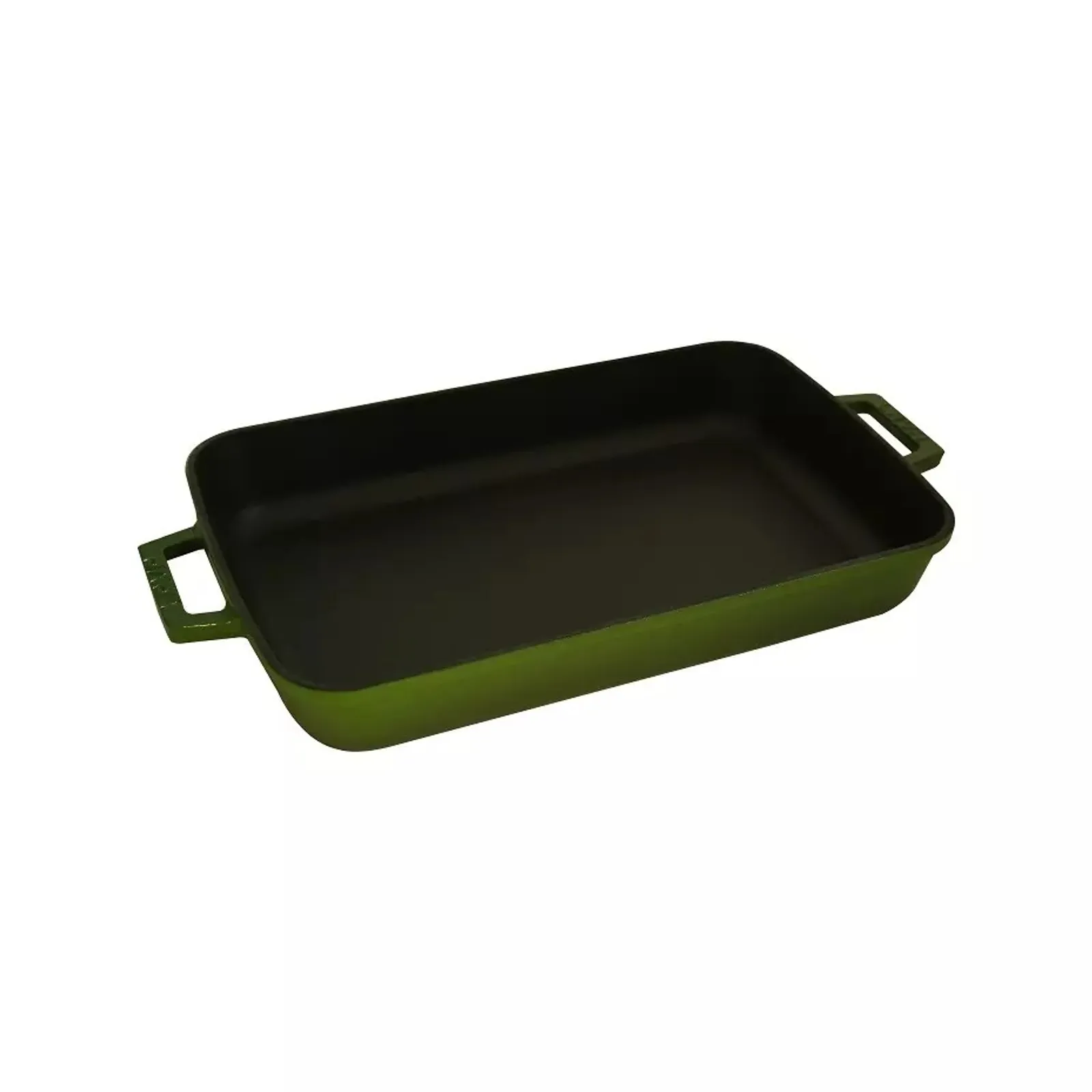 Lava 799726-GN - Rectangular Dish, Cast Iron, 4.86lt - Green