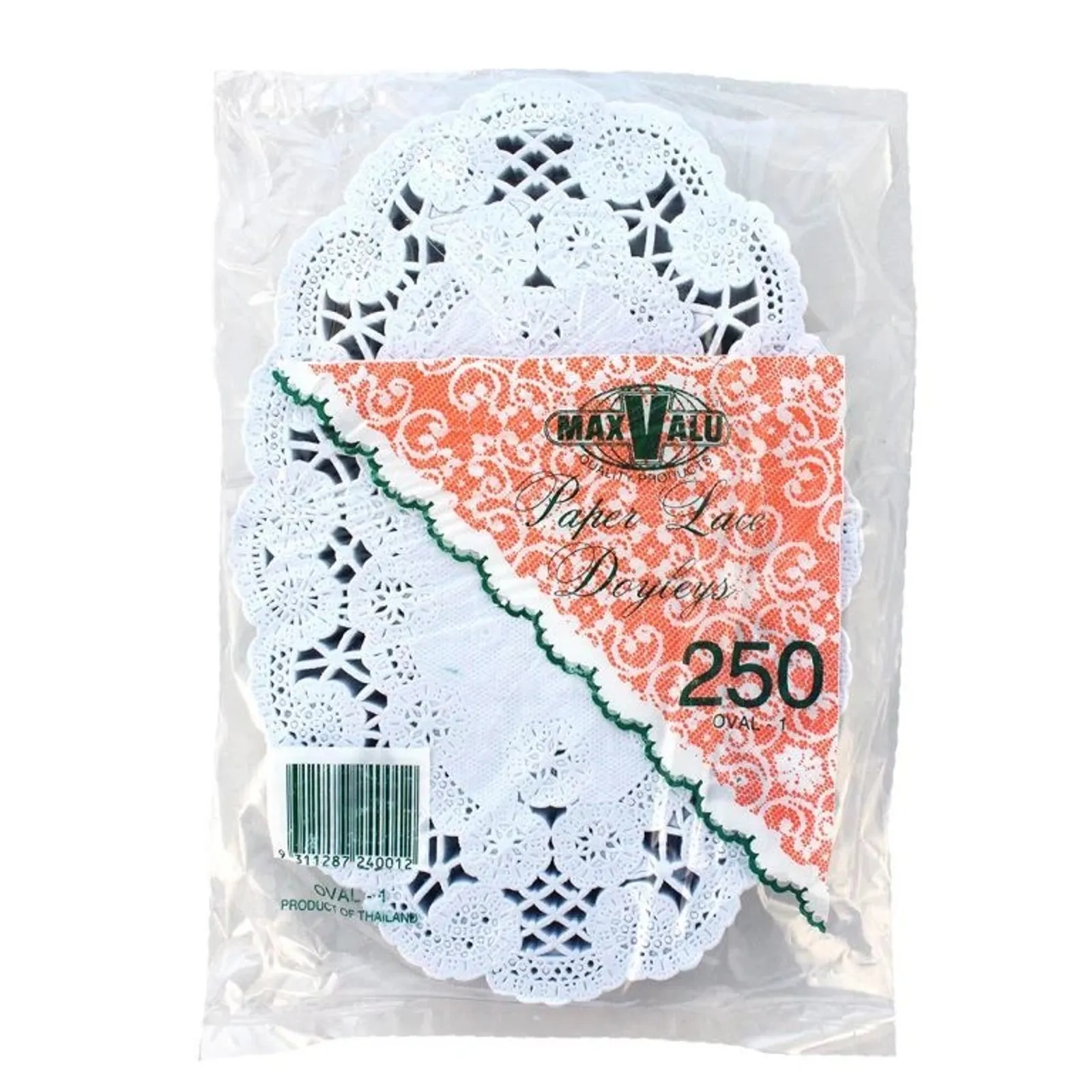 MaxValu Oval Paper Lace 270X350mm