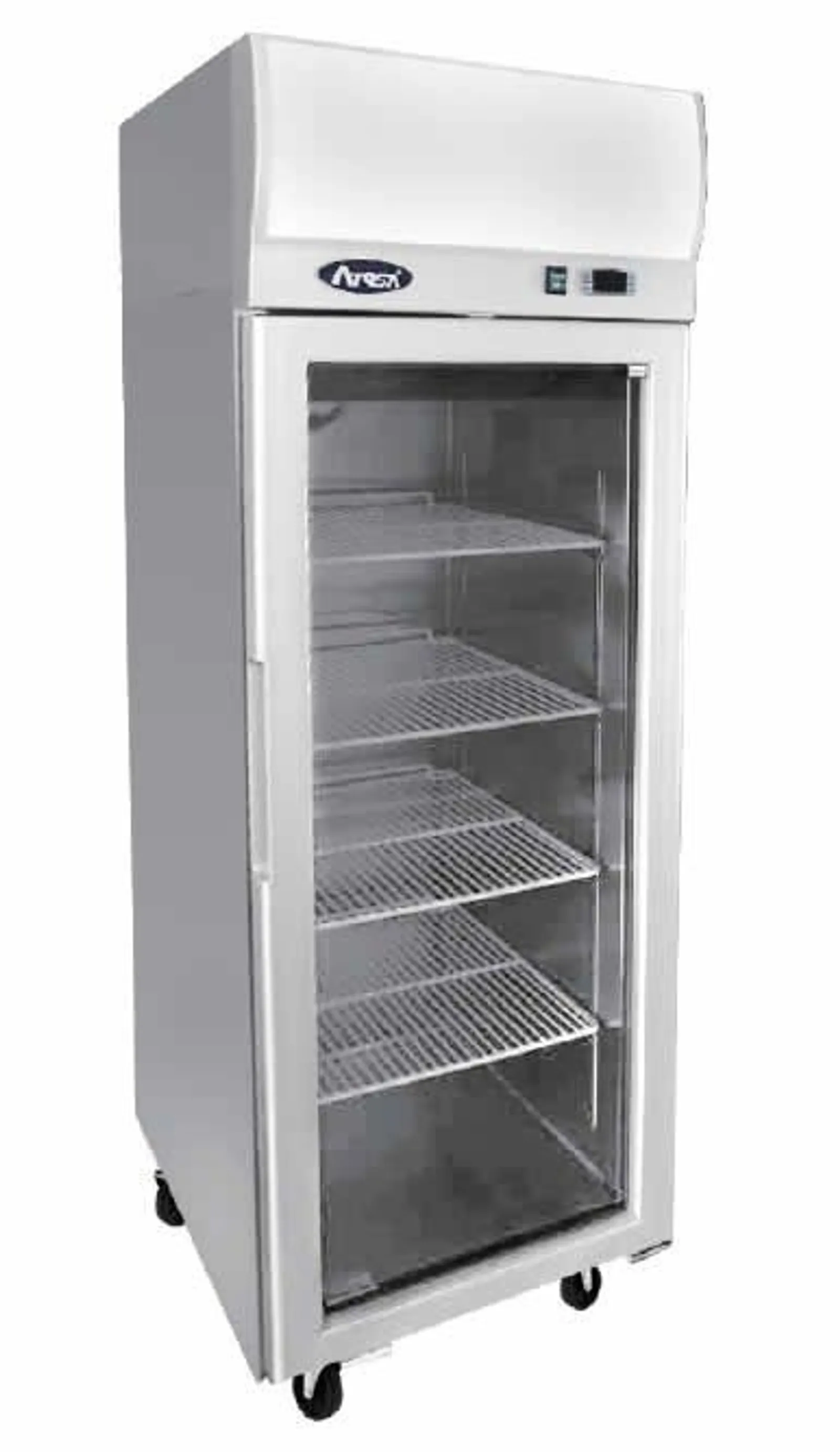 Atosa YCF9407 - Top Mounted Single Door Glass Freezer