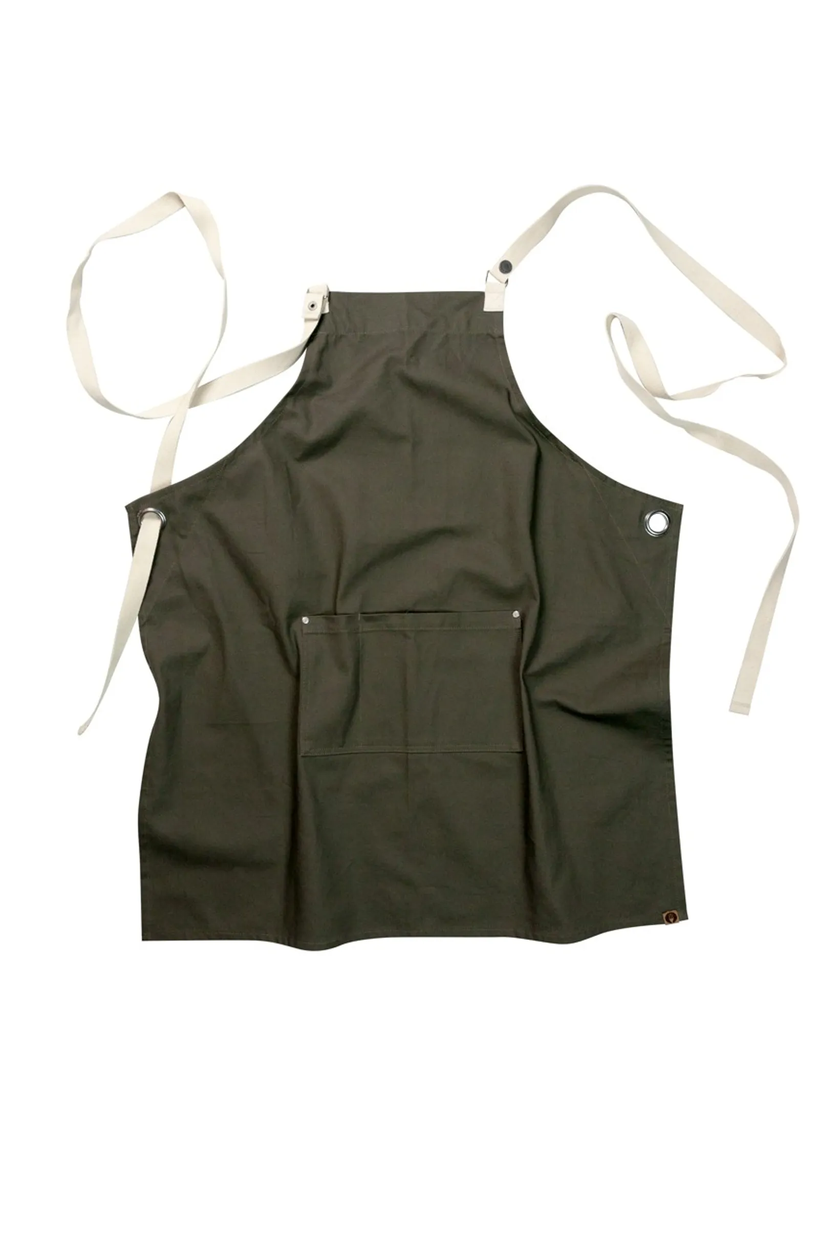 Chef Works ACRS602-KHA Byron Cross-Back Khaki Apron