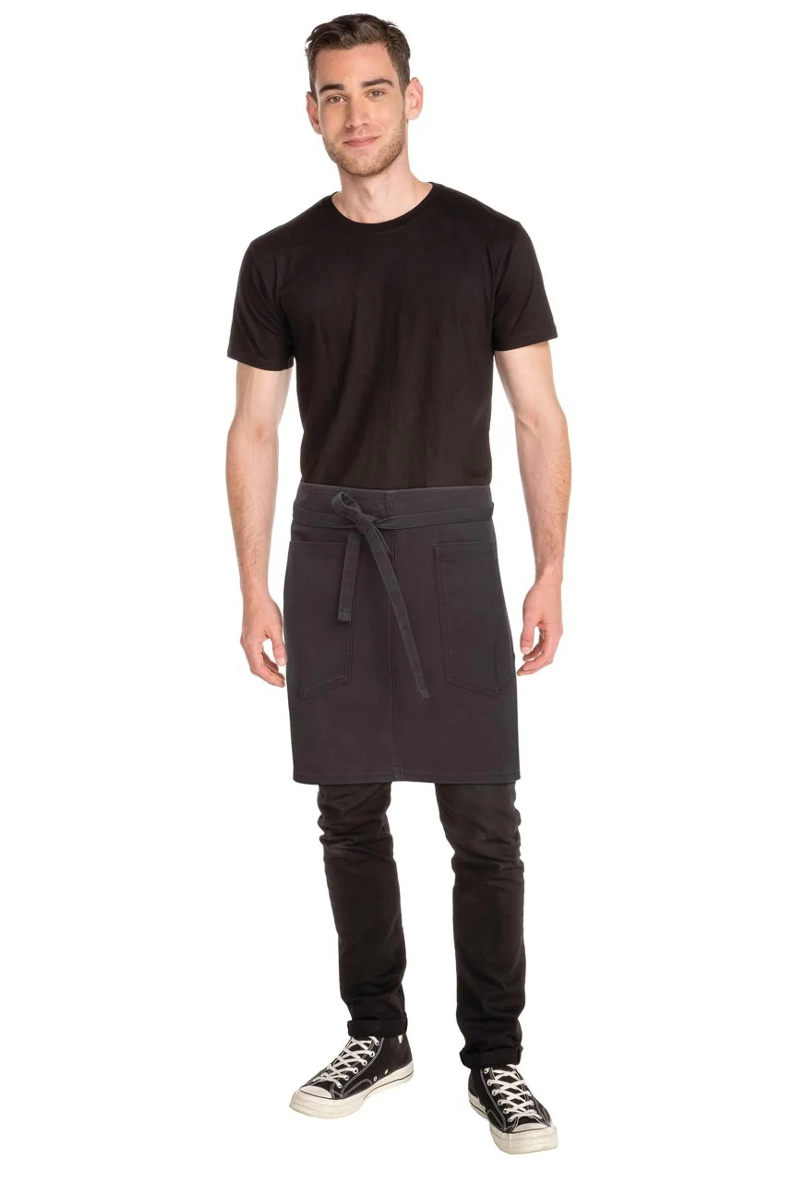 Chef Works AHWKV013-SGY Rockford Steel Grey Half Apron