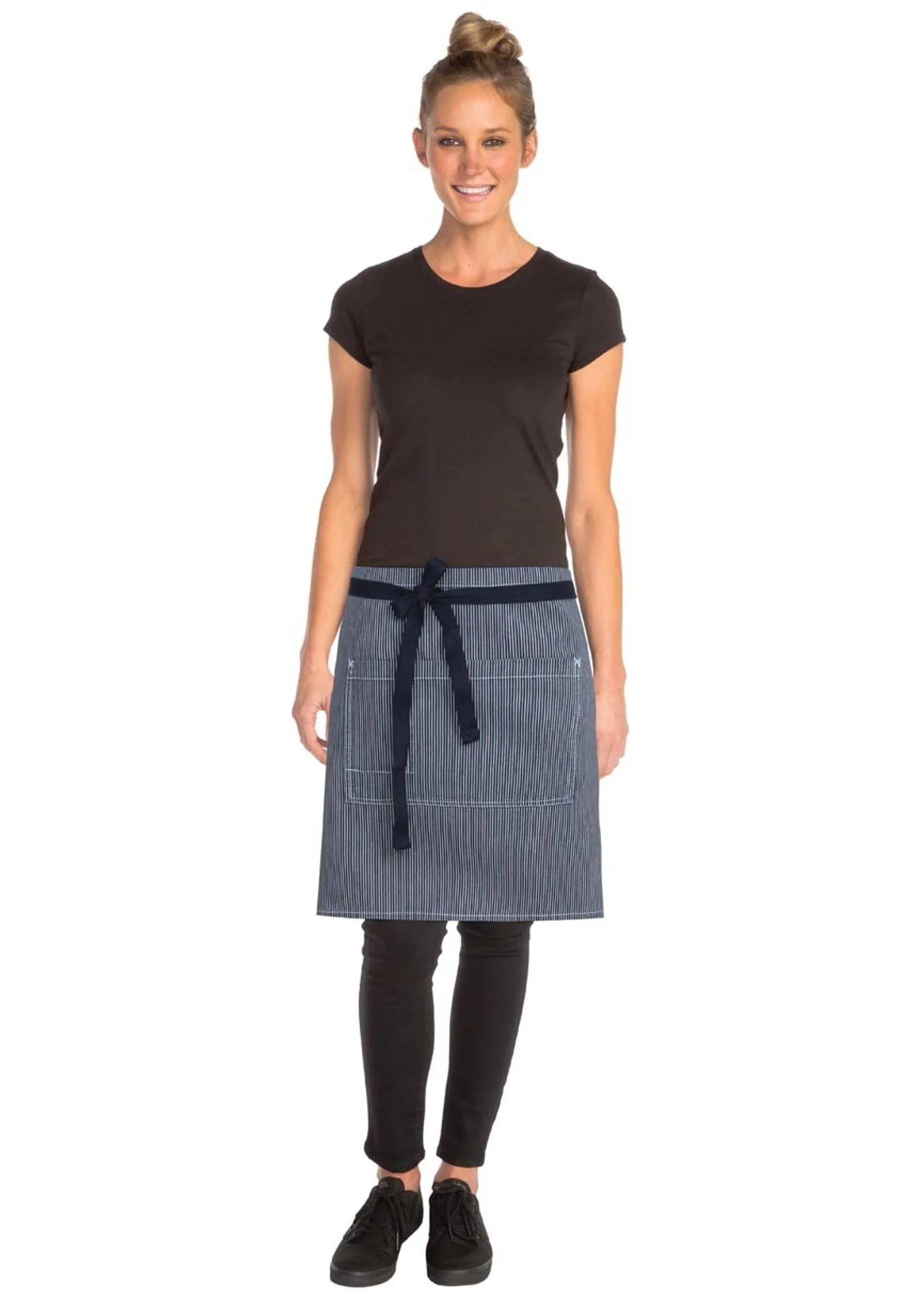 Chef Works AHWPT002-IBL Portland Indigo Half Apron