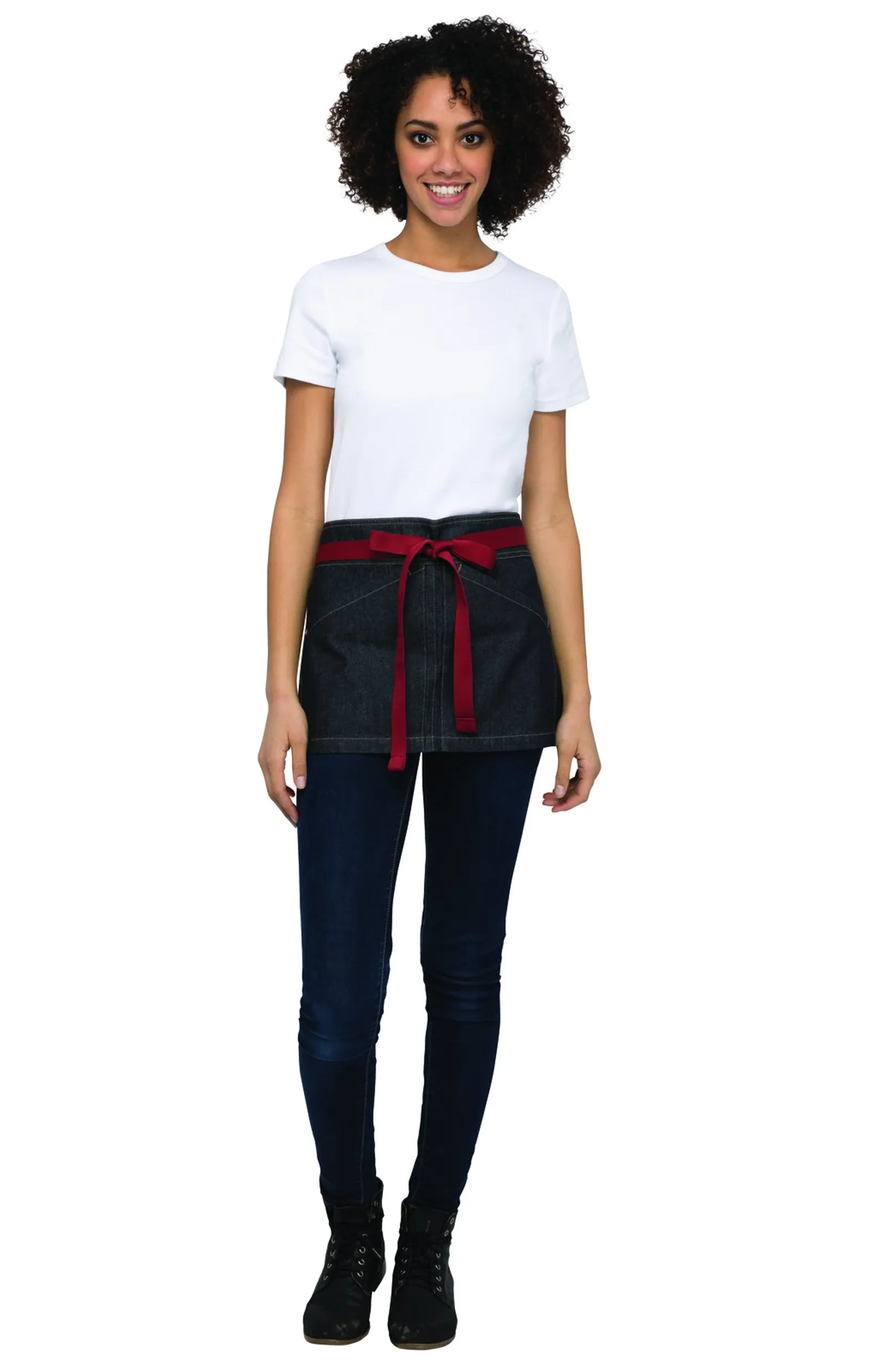 Chef Works AWS01-IBL Berkeley Dark Indigo Waist Apron