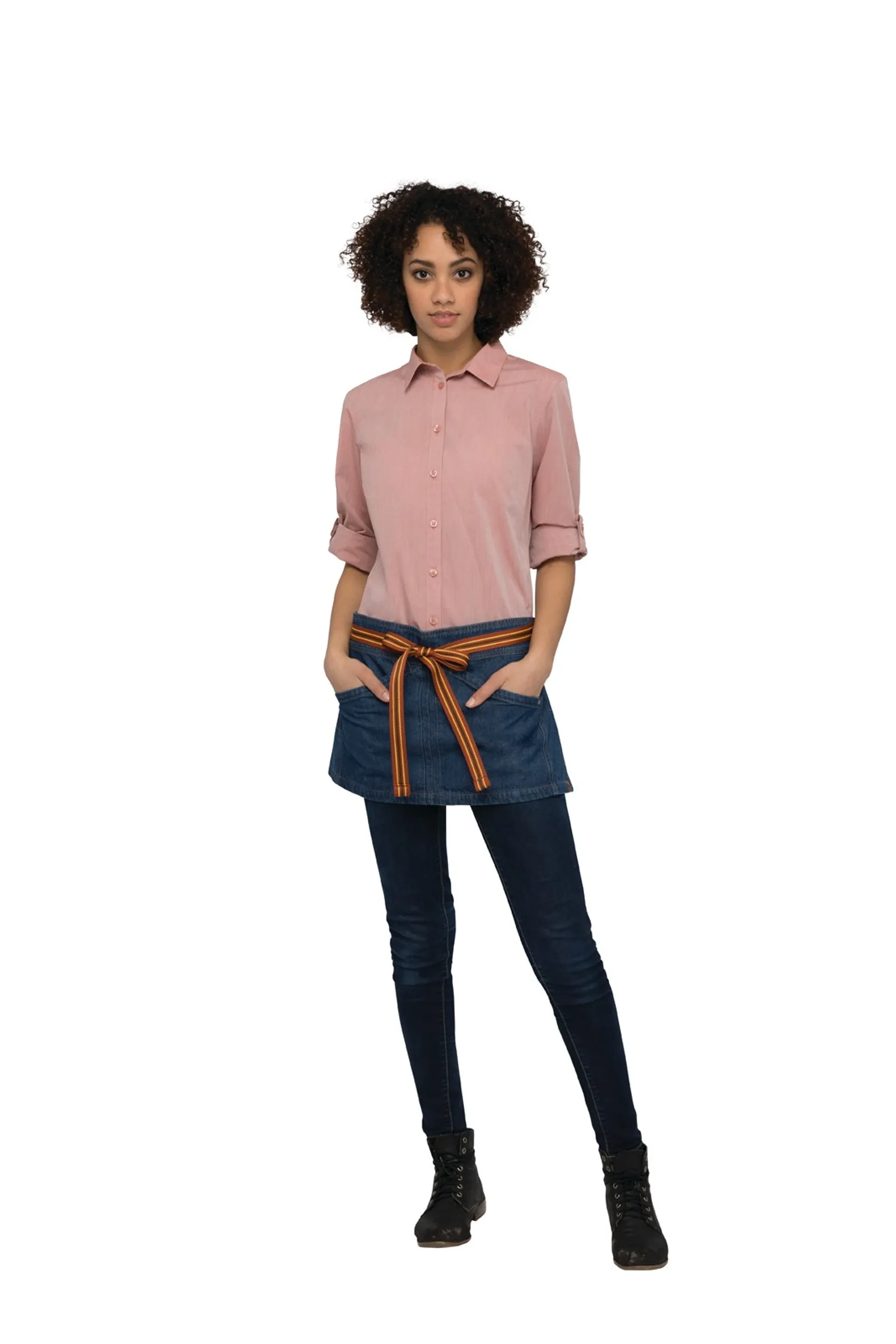 Chef Works AWS01-MDB Berkeley Medium Blue Waist Apron