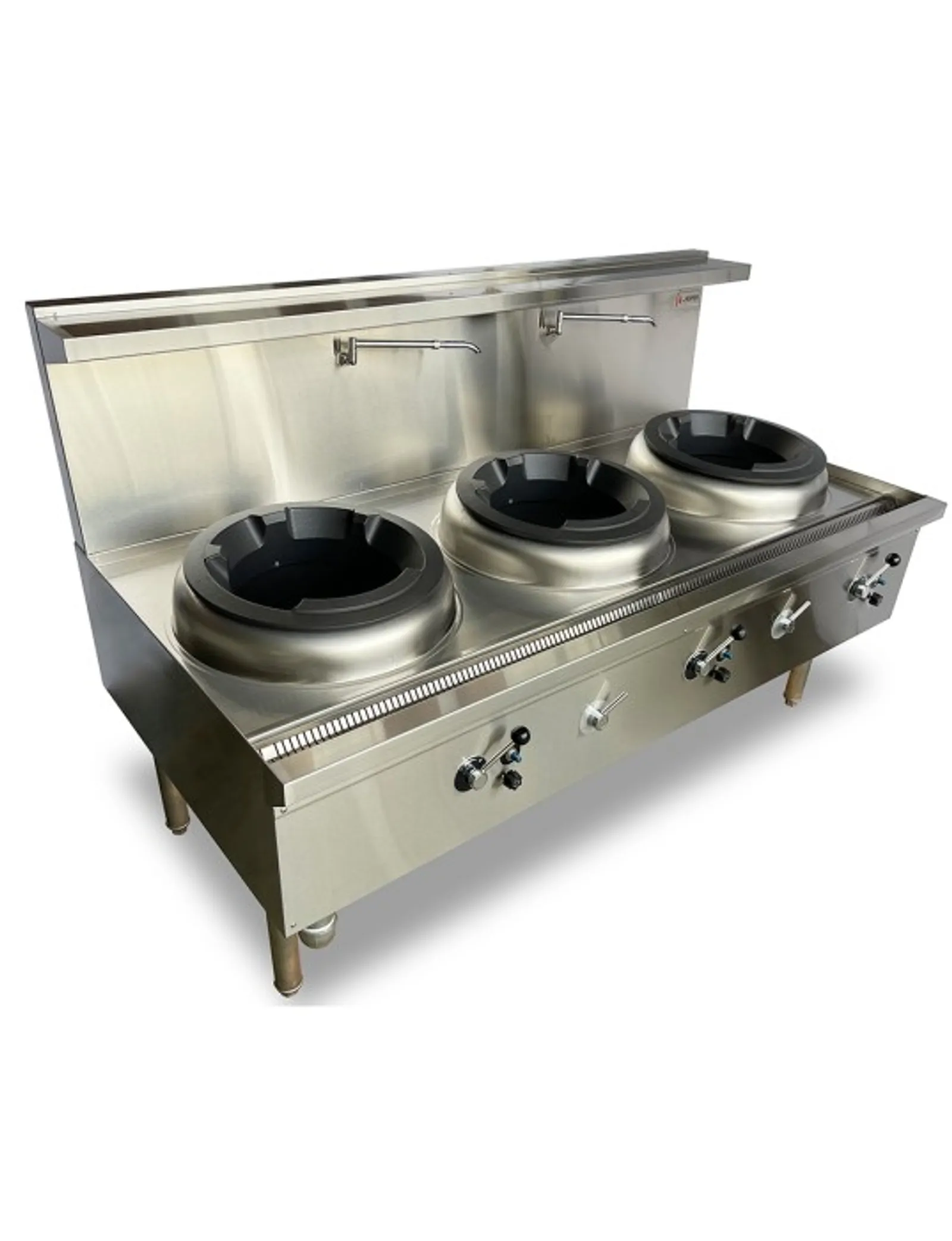 Jasper JA-3DB-N - Triple Wok Range (duckbill burner) NG