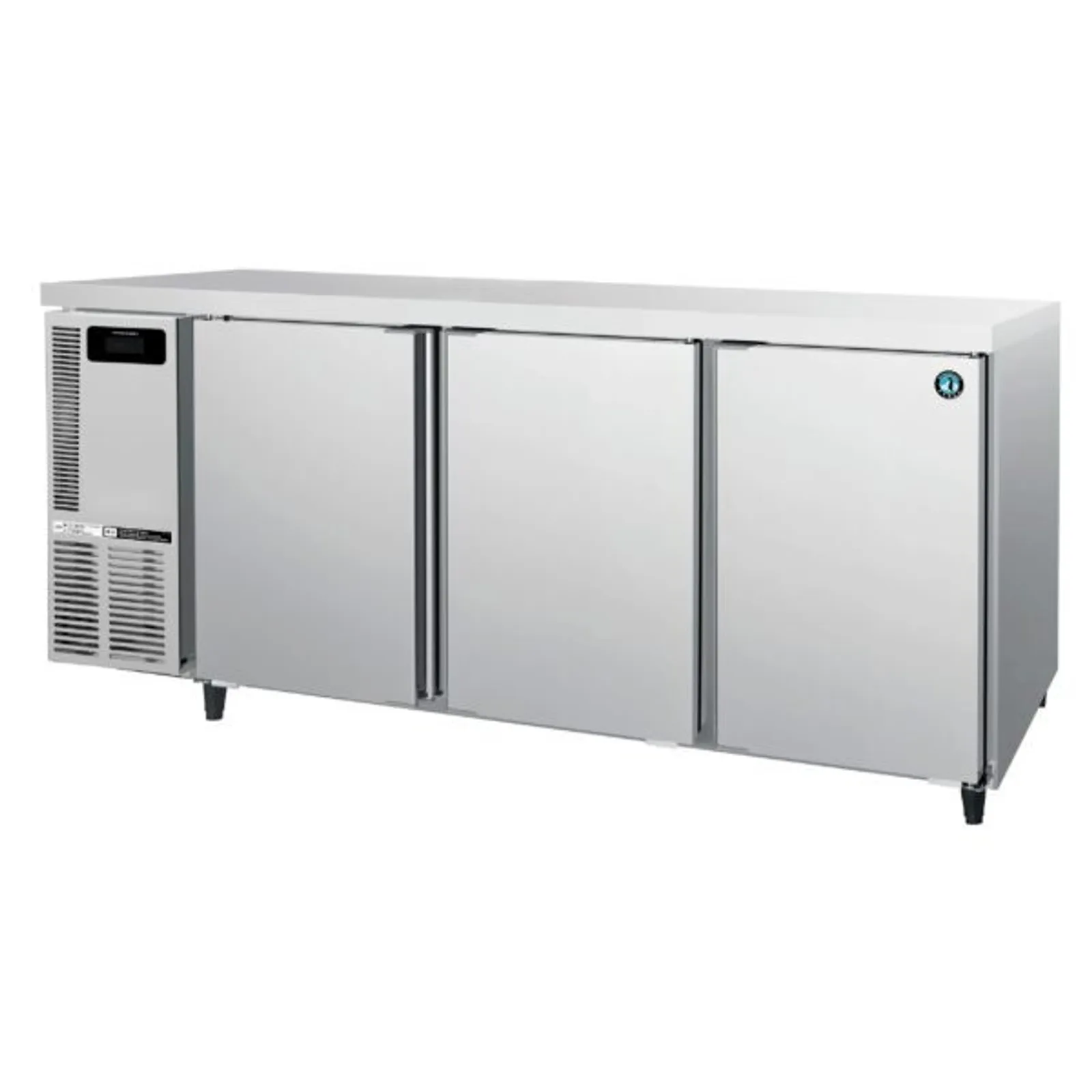 Hoshizaki RT-186MA-A-ML - 3 Door Underbench Pillarless Fridge 401L