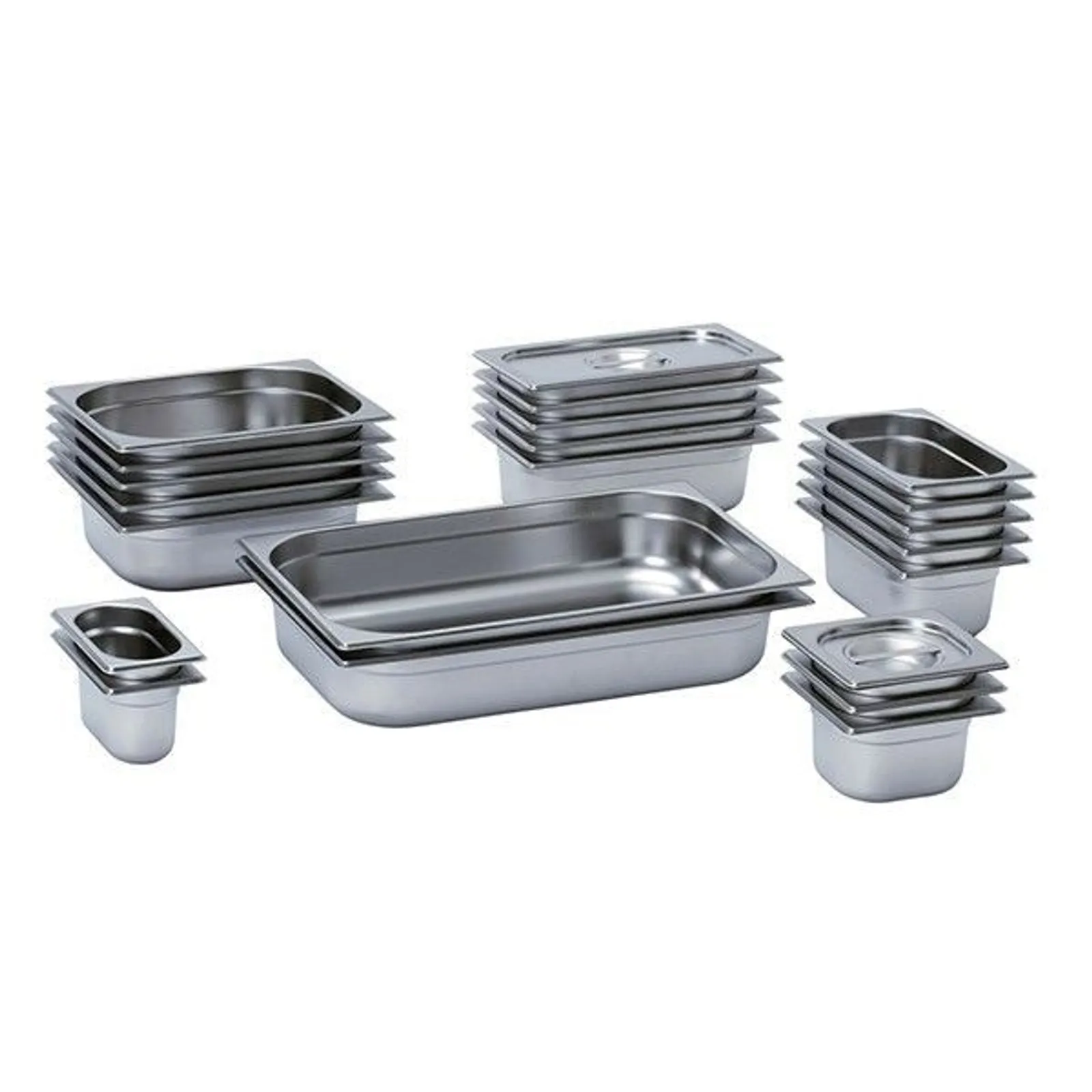 Mixrite 240100 - GN Pans (201 Stainless Steel) 530X162X100