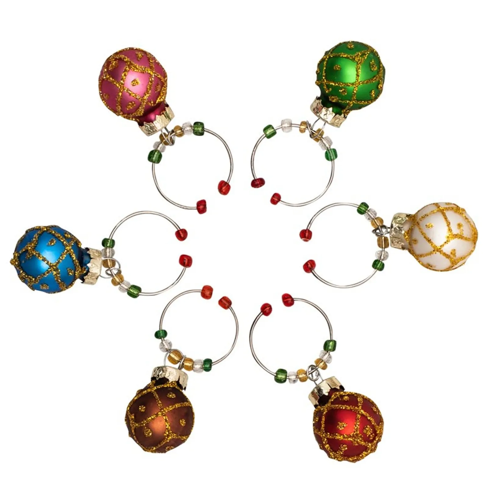 Avanti 15237 - Wine Charms, Set of 6 - Baubles