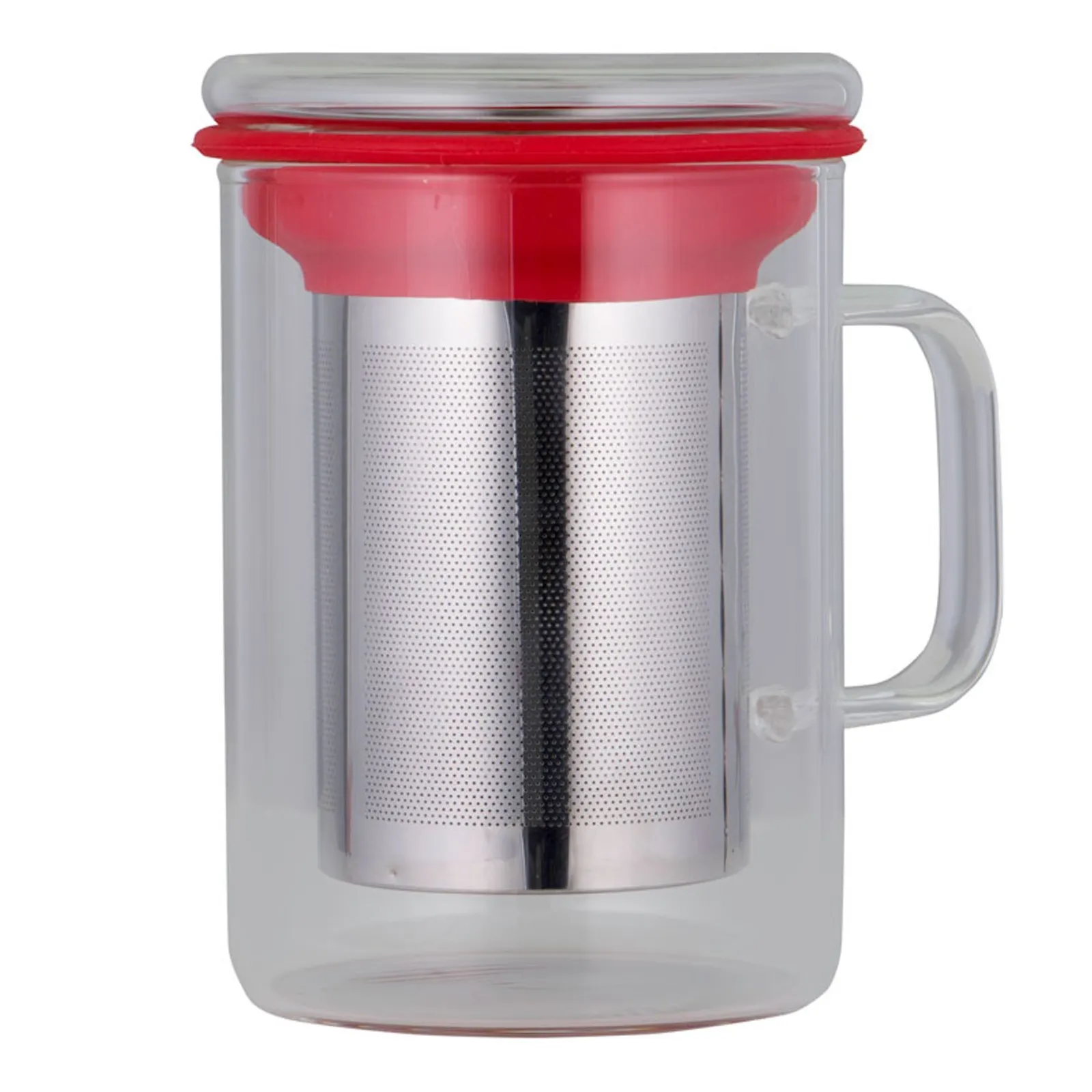 Avanti 15247 - Tea Mug with Infuser, 350ml - Red
