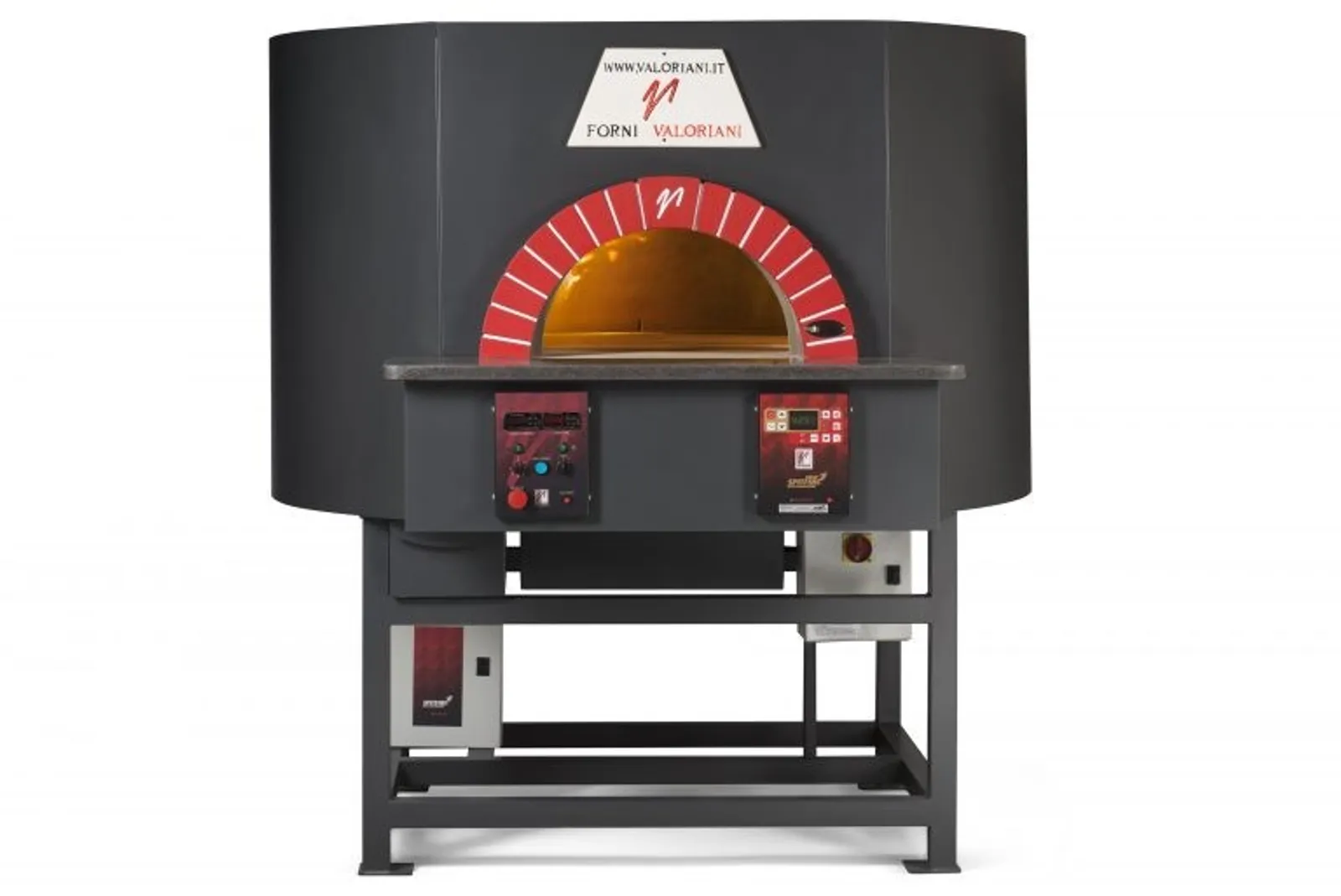 Valoriani R100 - Rotating Wood/Gas Fired Oven, 1000mm Floor
